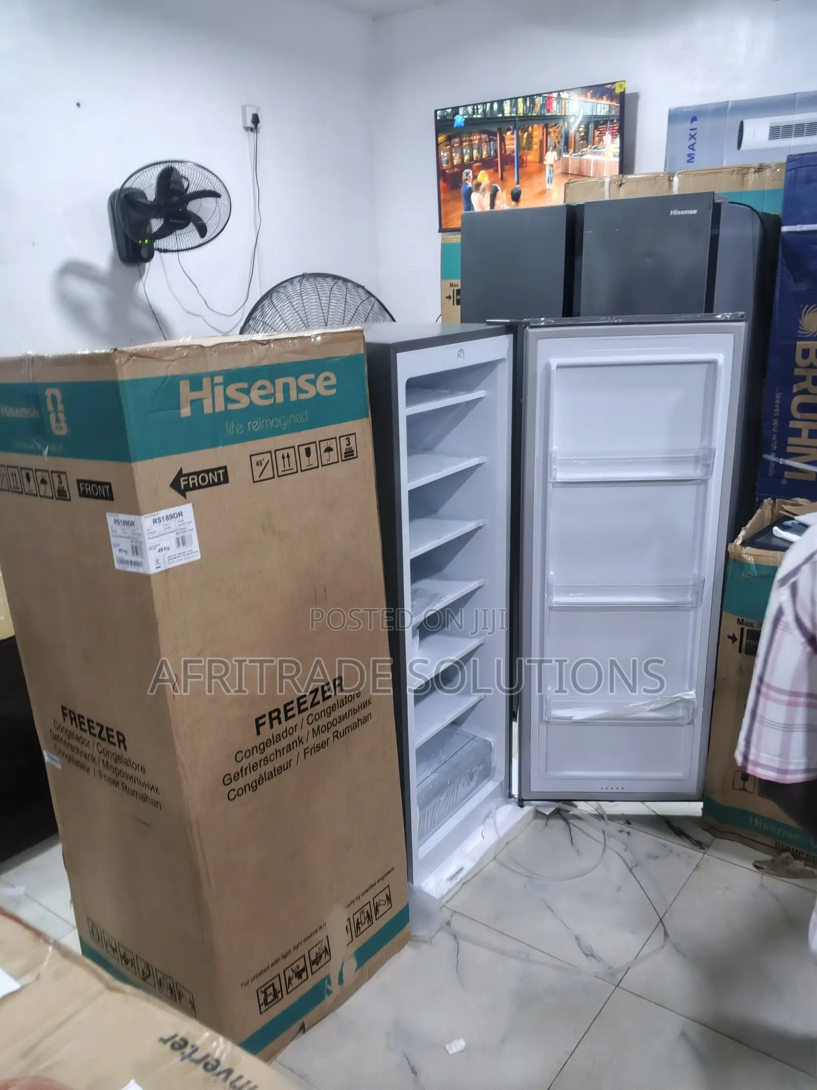 Hisense Fast Freeze Standing Freezer