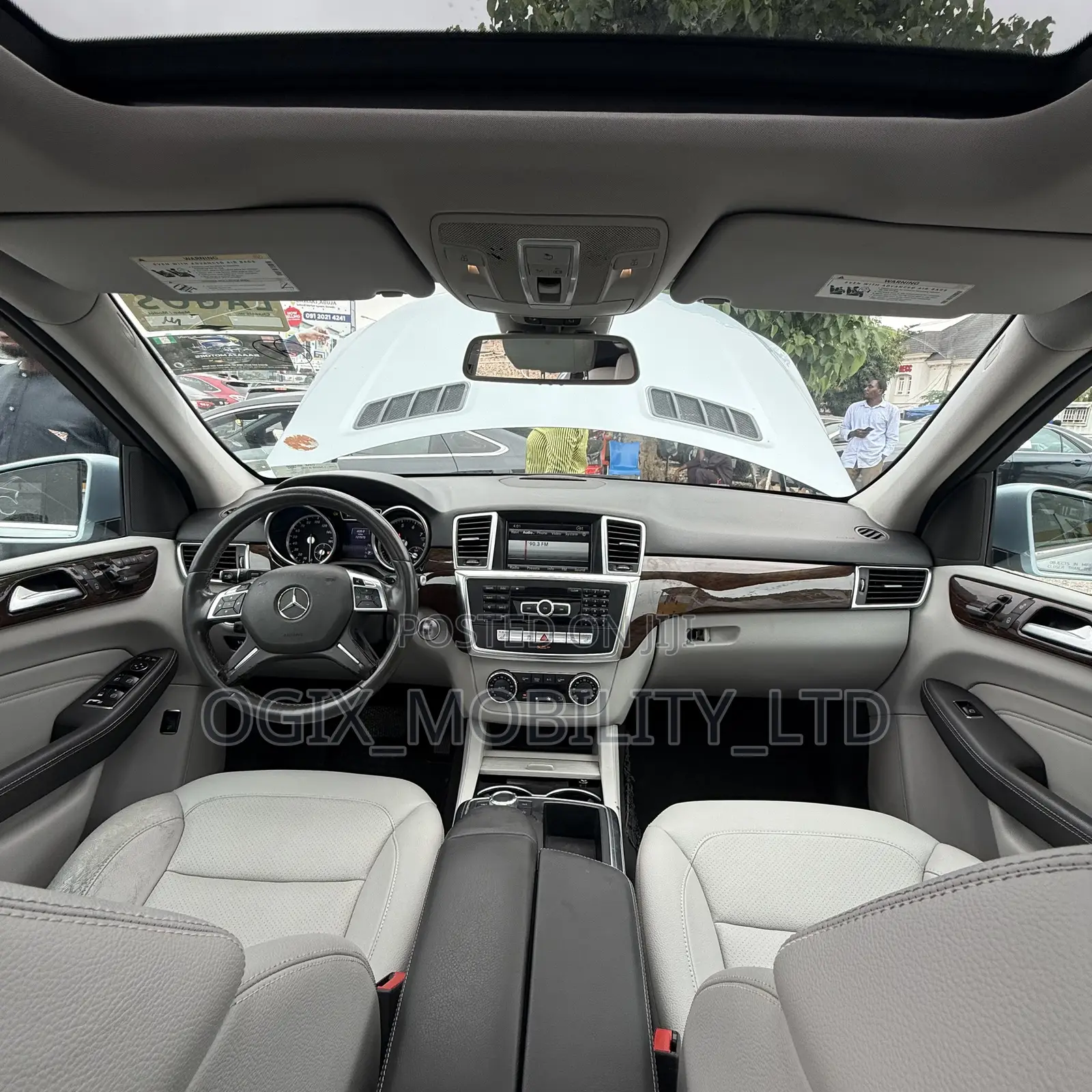Mercedes-Benz M Class ML350 4dr SUV (3.5L 6cyl 7A) 2014 Silver