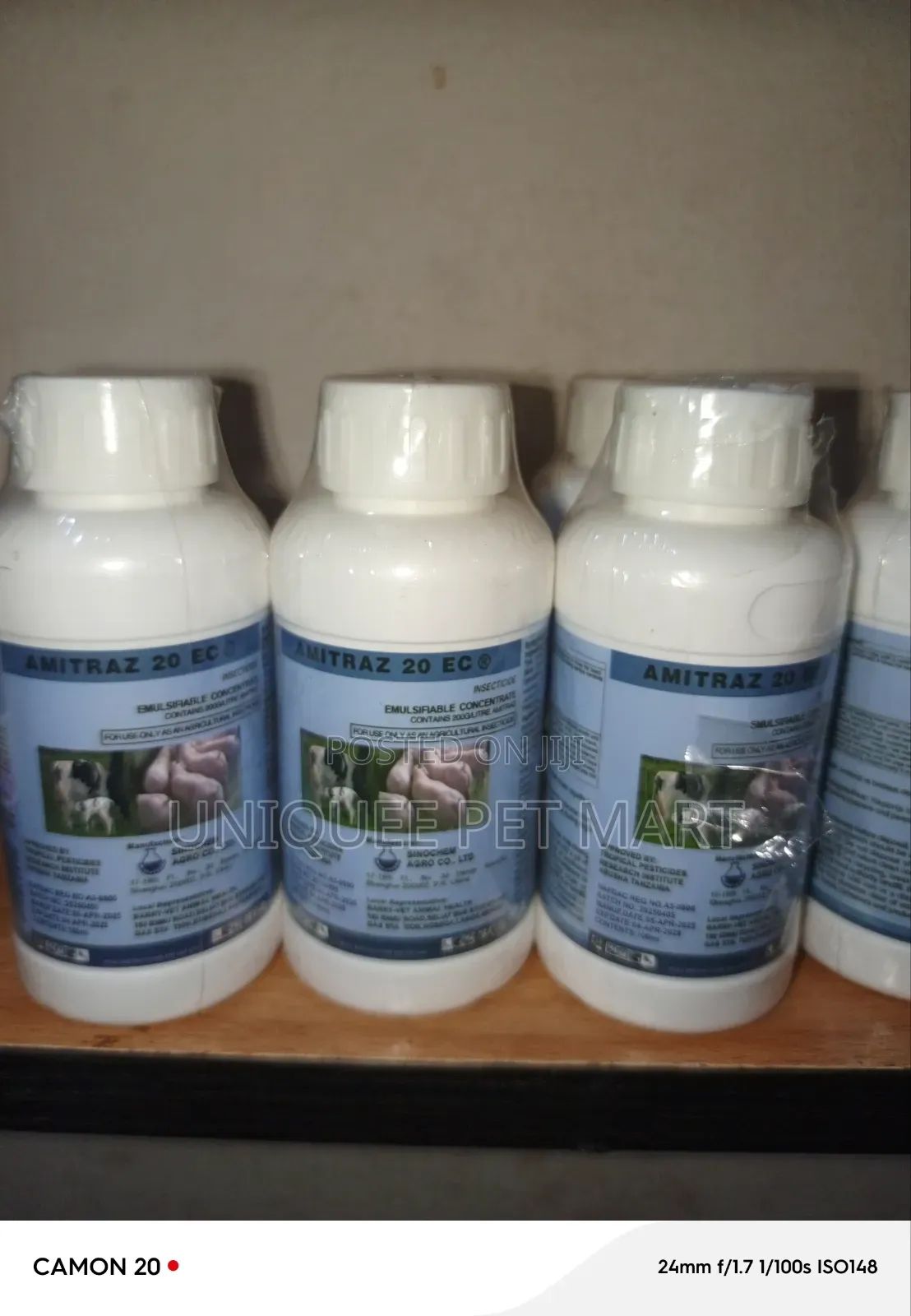 Amitraz 20 Dog Ticks Chemical