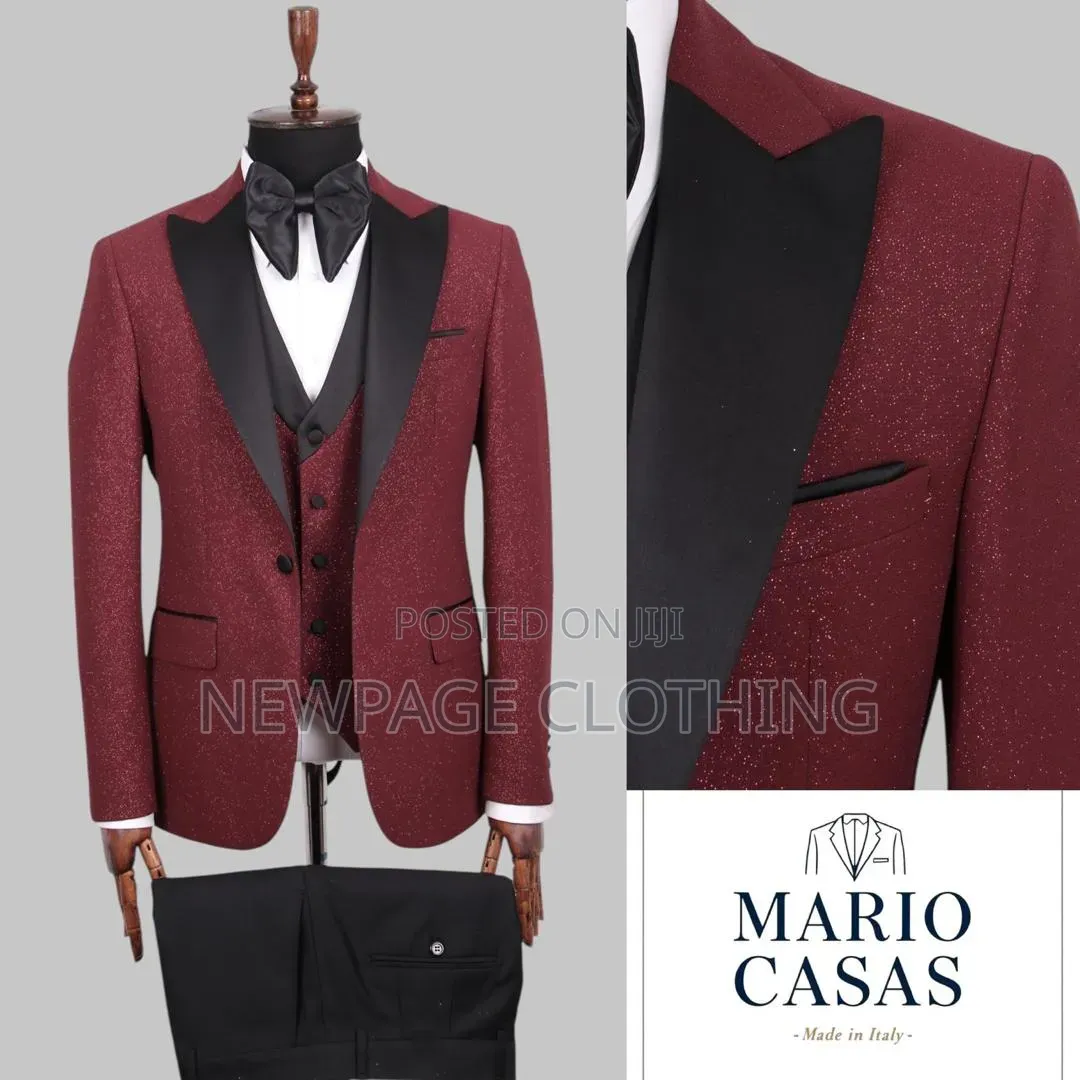 Sophisticated Men's Wedding Suit – Premium Fabric