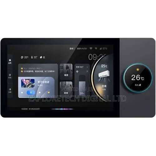 Smart Home Controller With Alexa And Music - 8 Inches