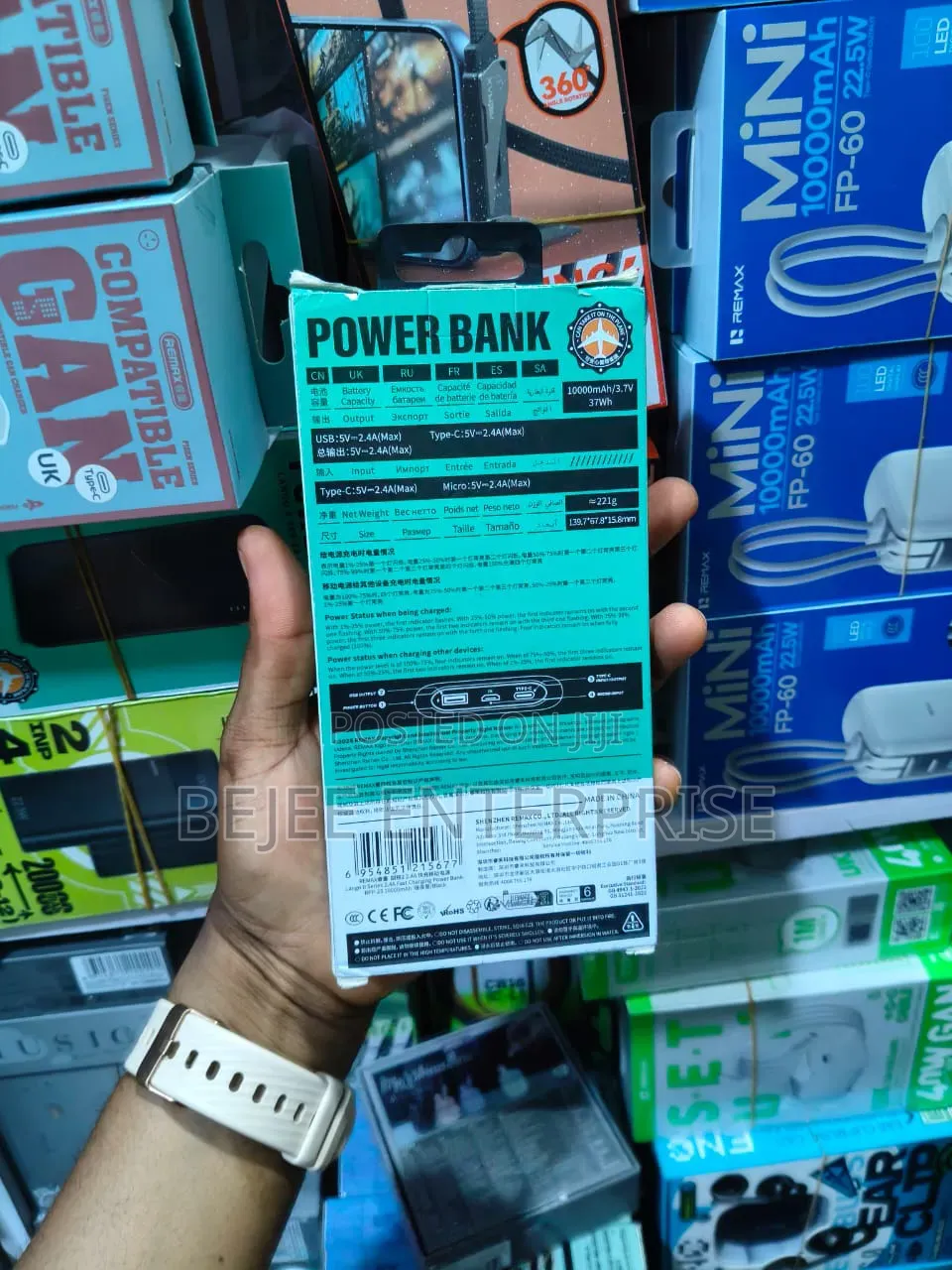Remax Kiyuan Powerbank 10000mah 22.5w