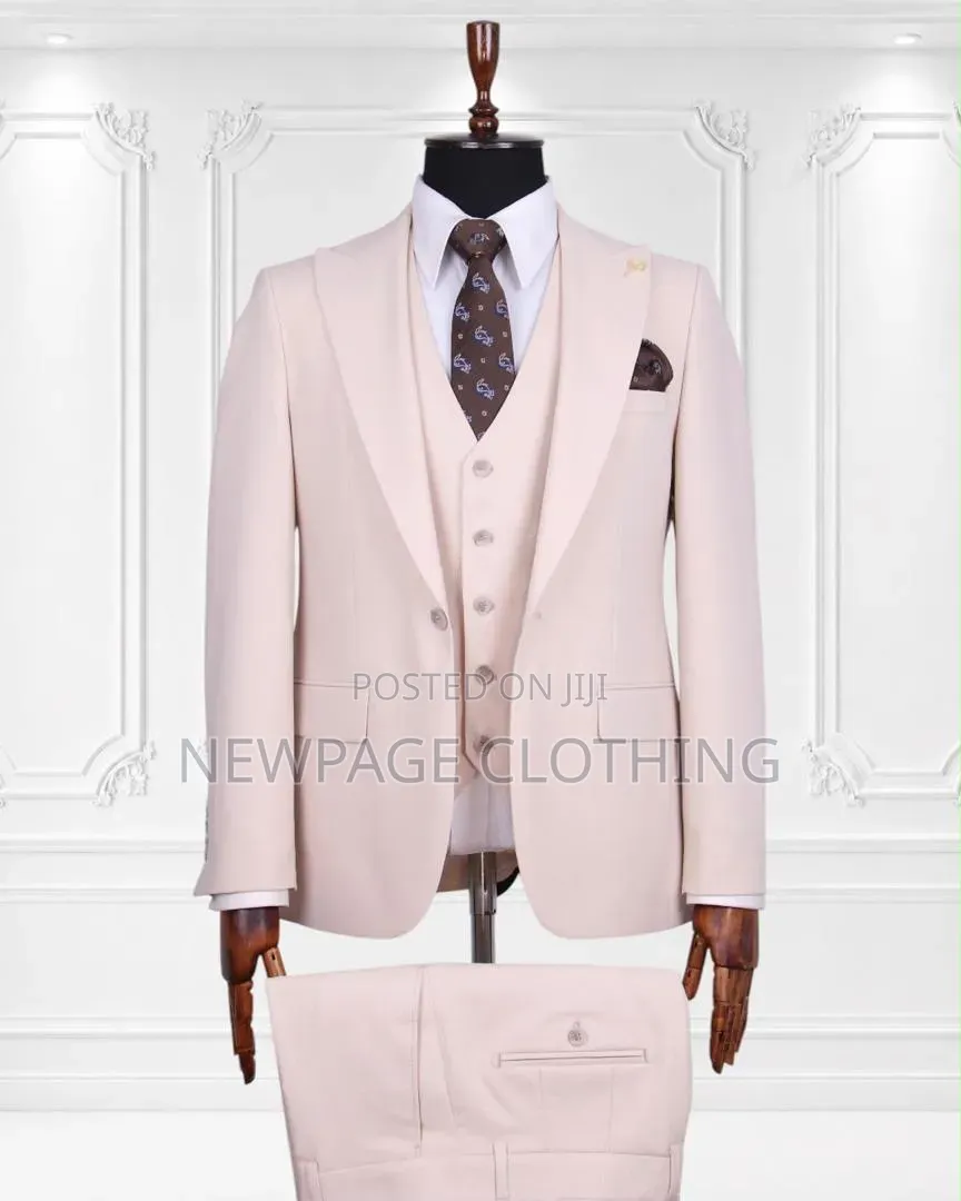 Premium Men's 3-Piece Suit – Luxury Slim Fit Formal Wear