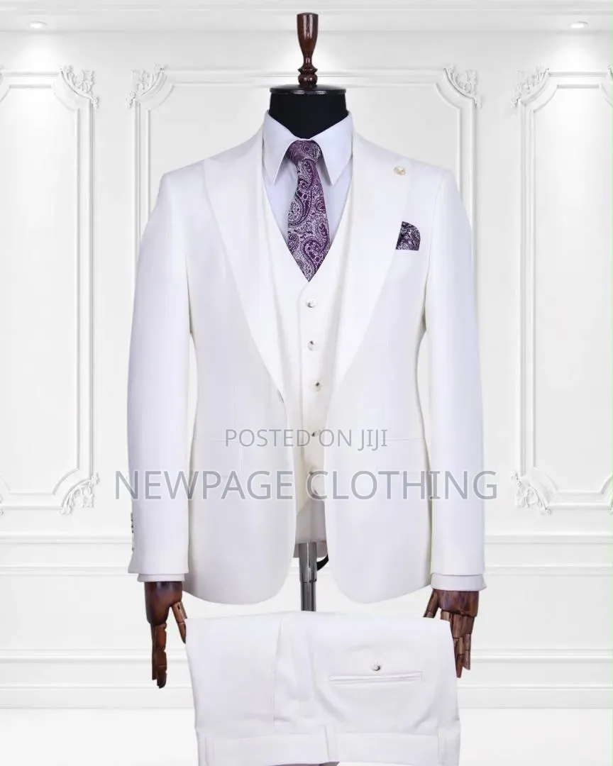 Luxury Tailored Men's 3-Piece Suit