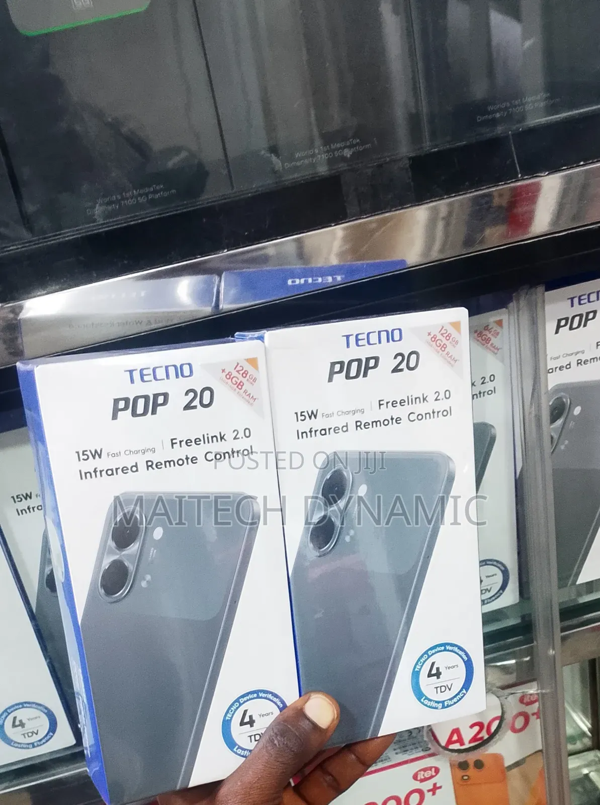 New Tecno Pop 20 128 GB Gray