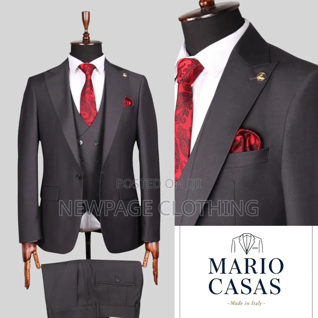 Premium Slim-Fit Men's Suit Collection