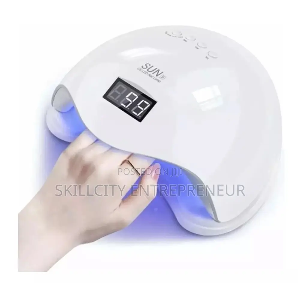 Sun5 48w Uv Led Nail Lamp Used for Curing Gel Nail Polish.