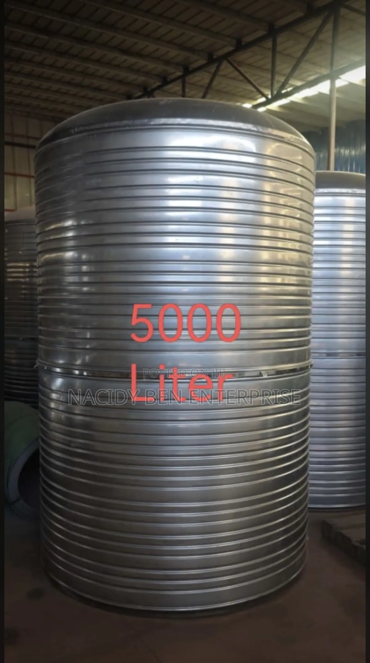 Stainless Steel Tank of 5000 Liters