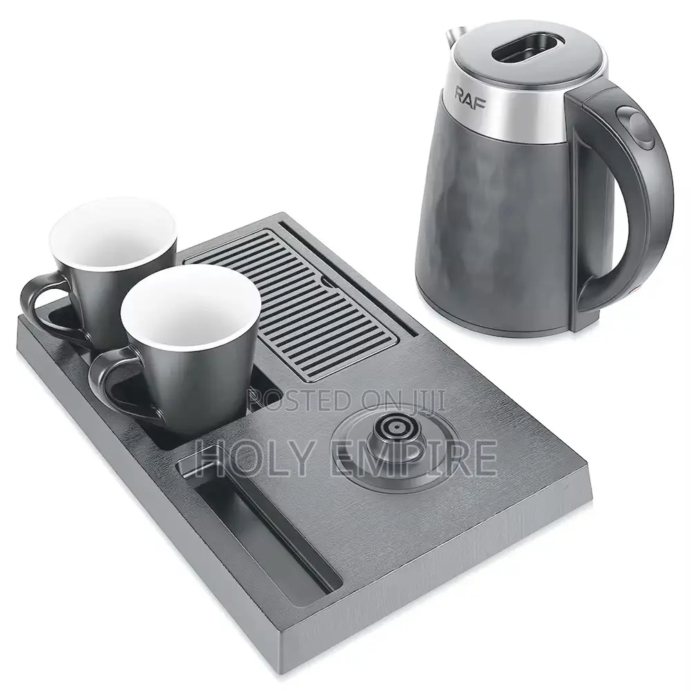 Electric Kettle With Cup Kit for Home and Hotel Use
