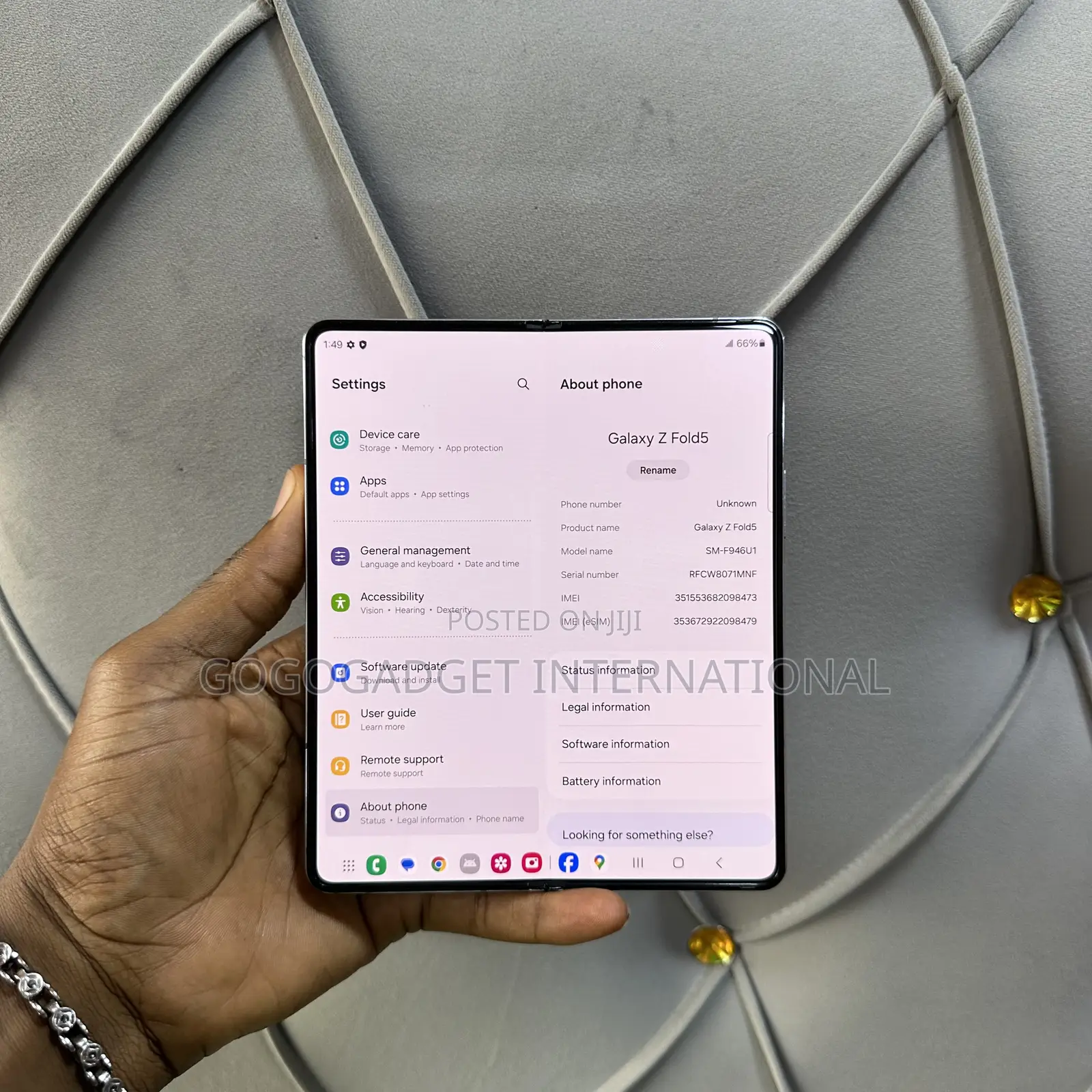 Samsung Galaxy Z Fold 5 256 GB Blue
