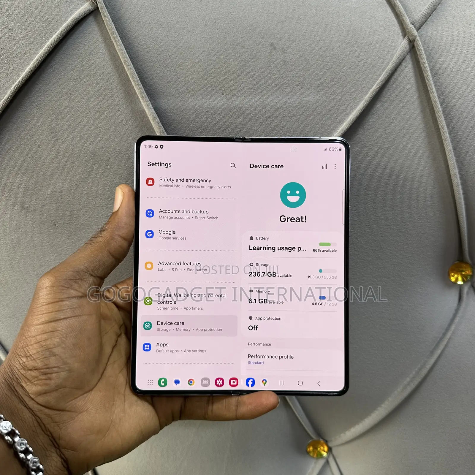 Samsung Galaxy Z Fold 5 256 GB Blue