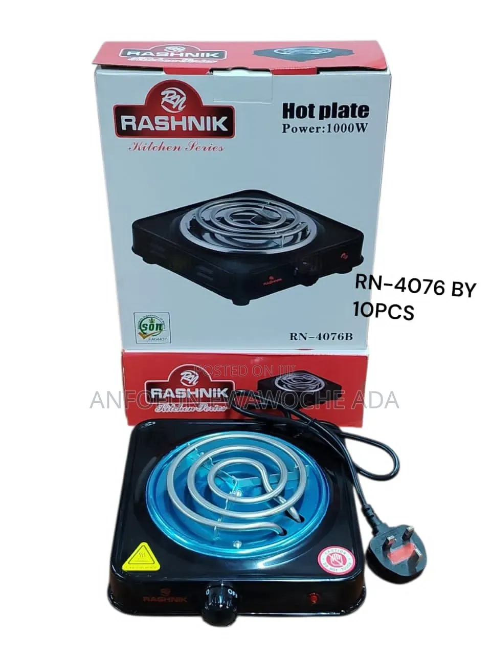 Single Ring Rashnik Electric Hot Plate