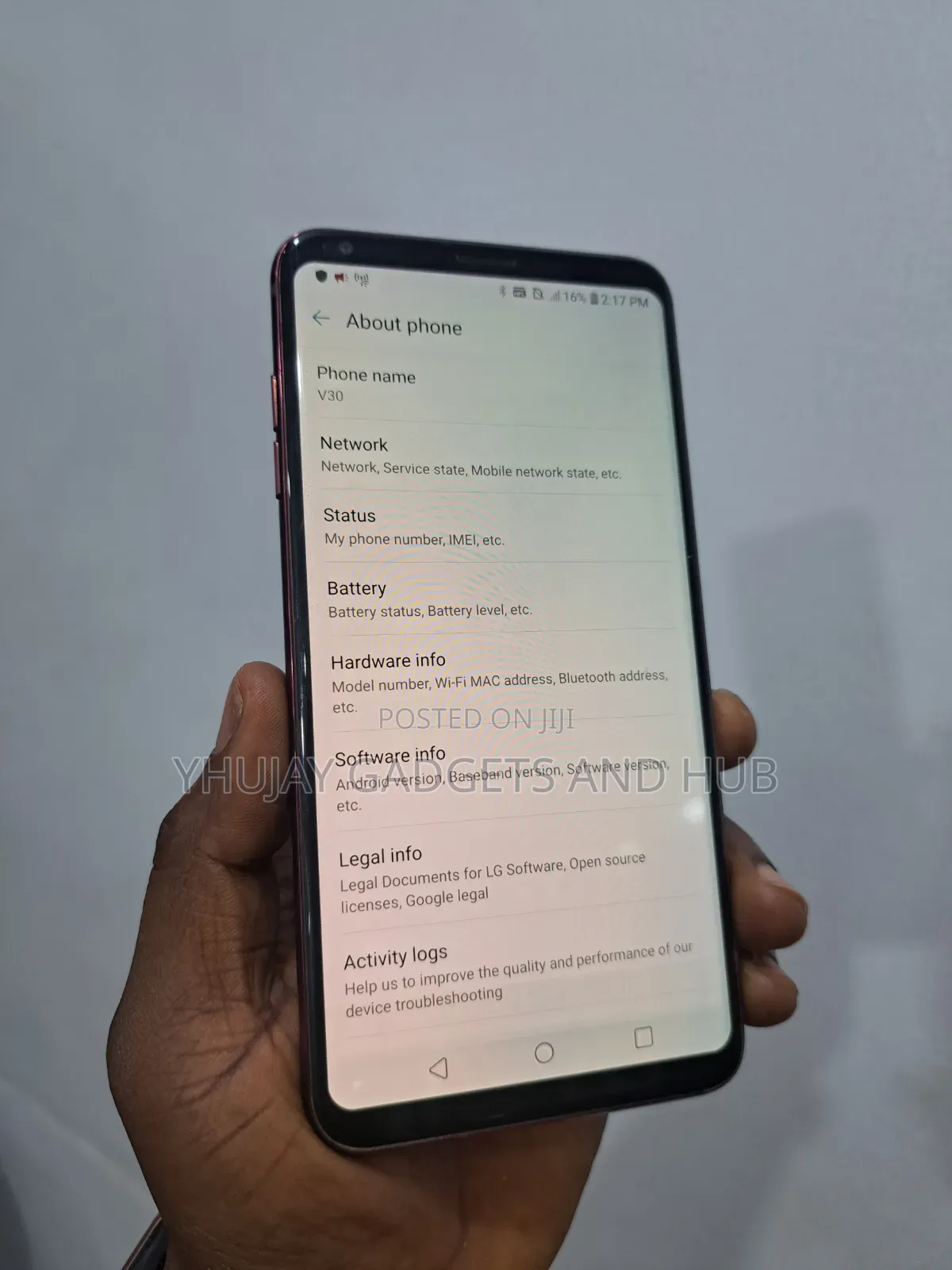 LG V30 64 GB Red