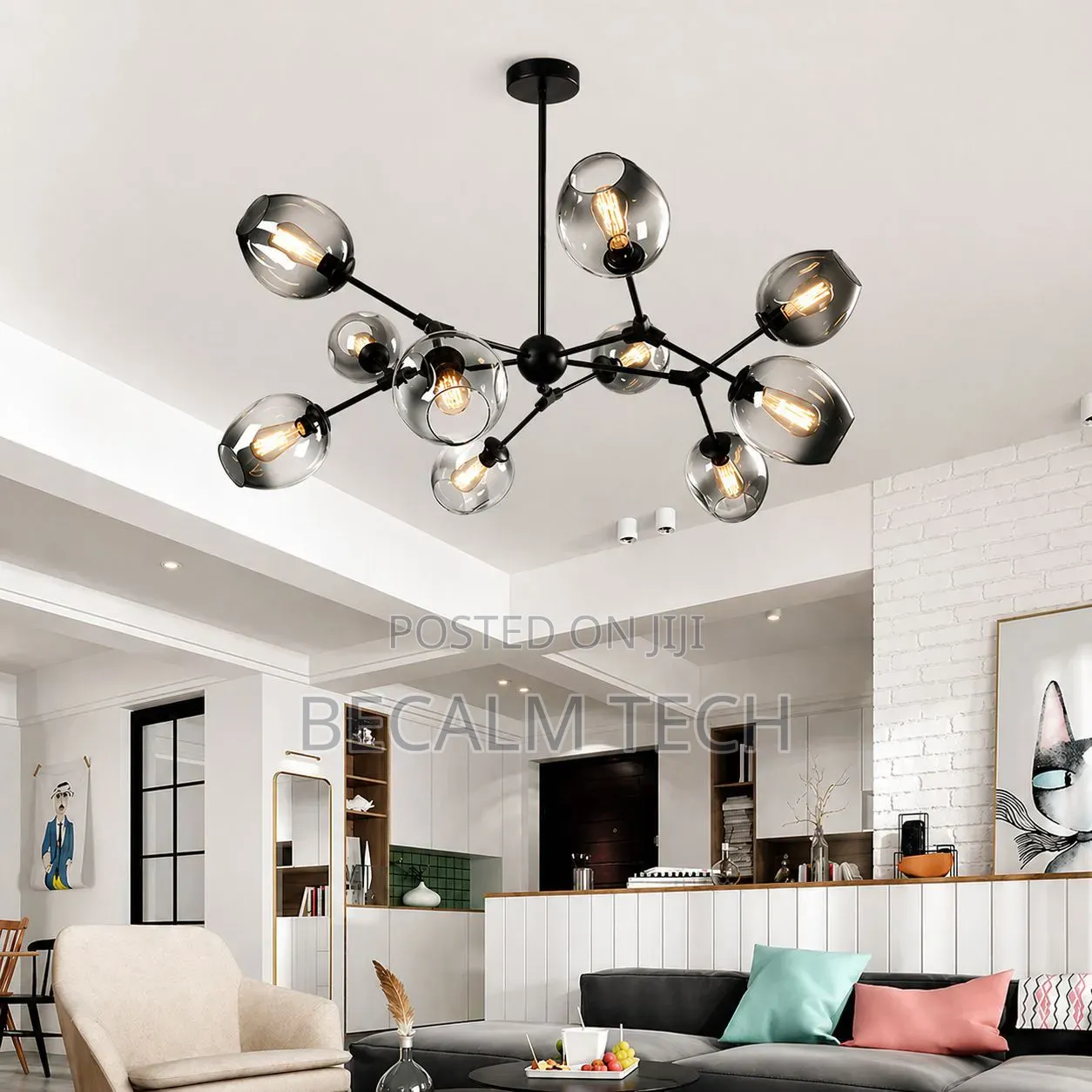 Bulb Drop Chandelier Light