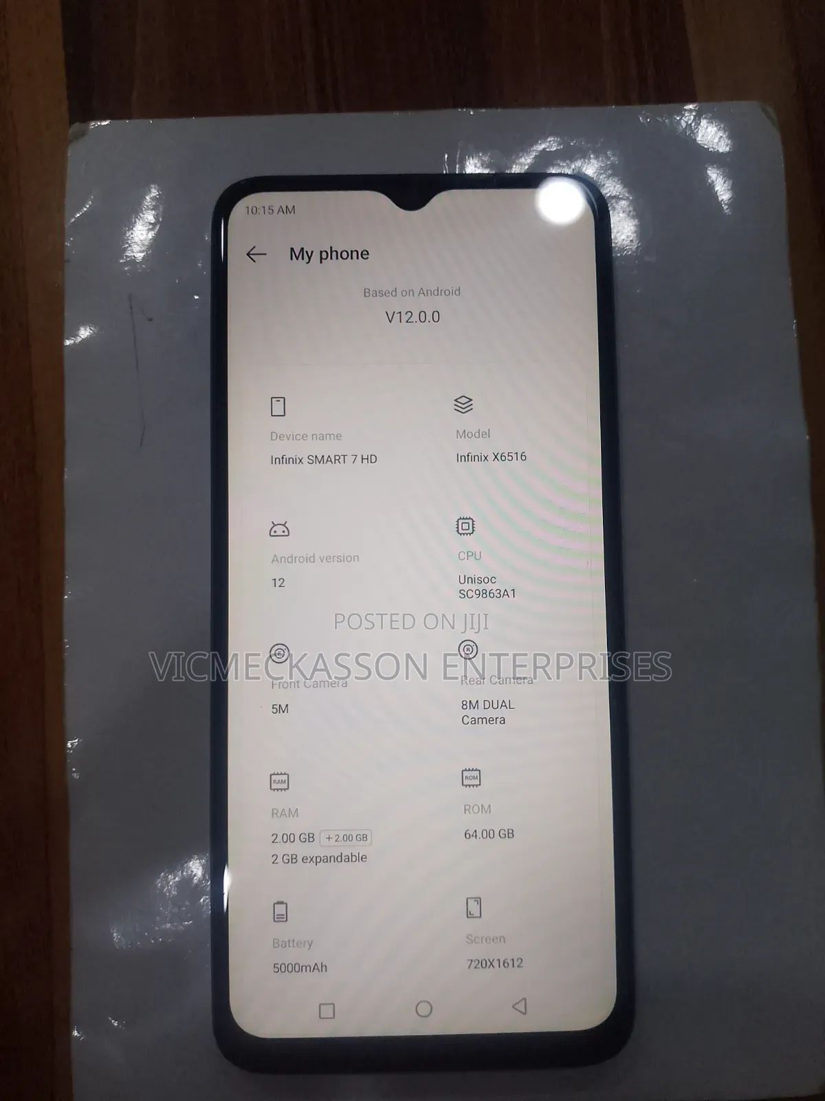 Infinix Smart 7 HD 64 GB Blue