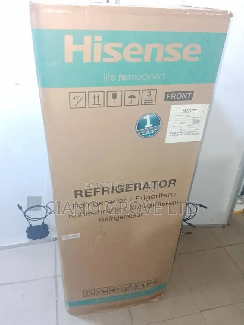 Hisense Double Door Refrigerator Ref205