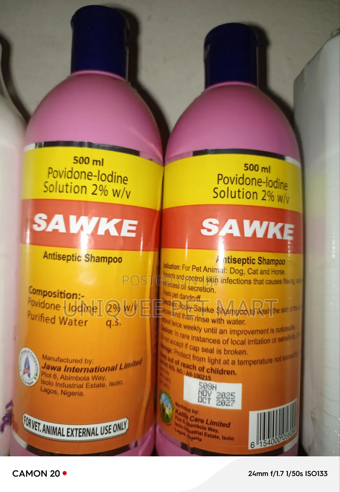 Sawke Shampoo Dog Shampoo