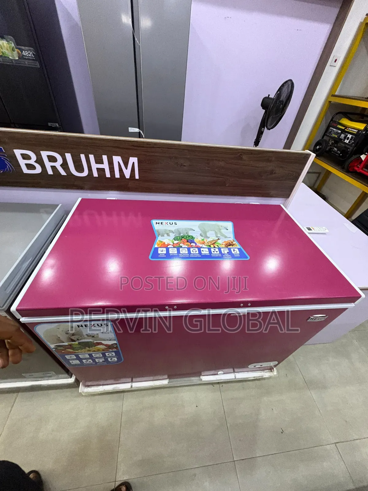 Nexus Freezer Nx-400e Wine Red