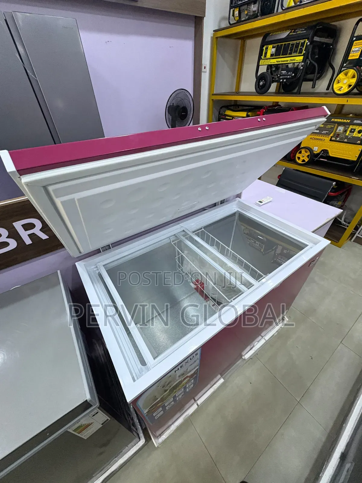 Nexus Freezer Nx-400e Wine Red