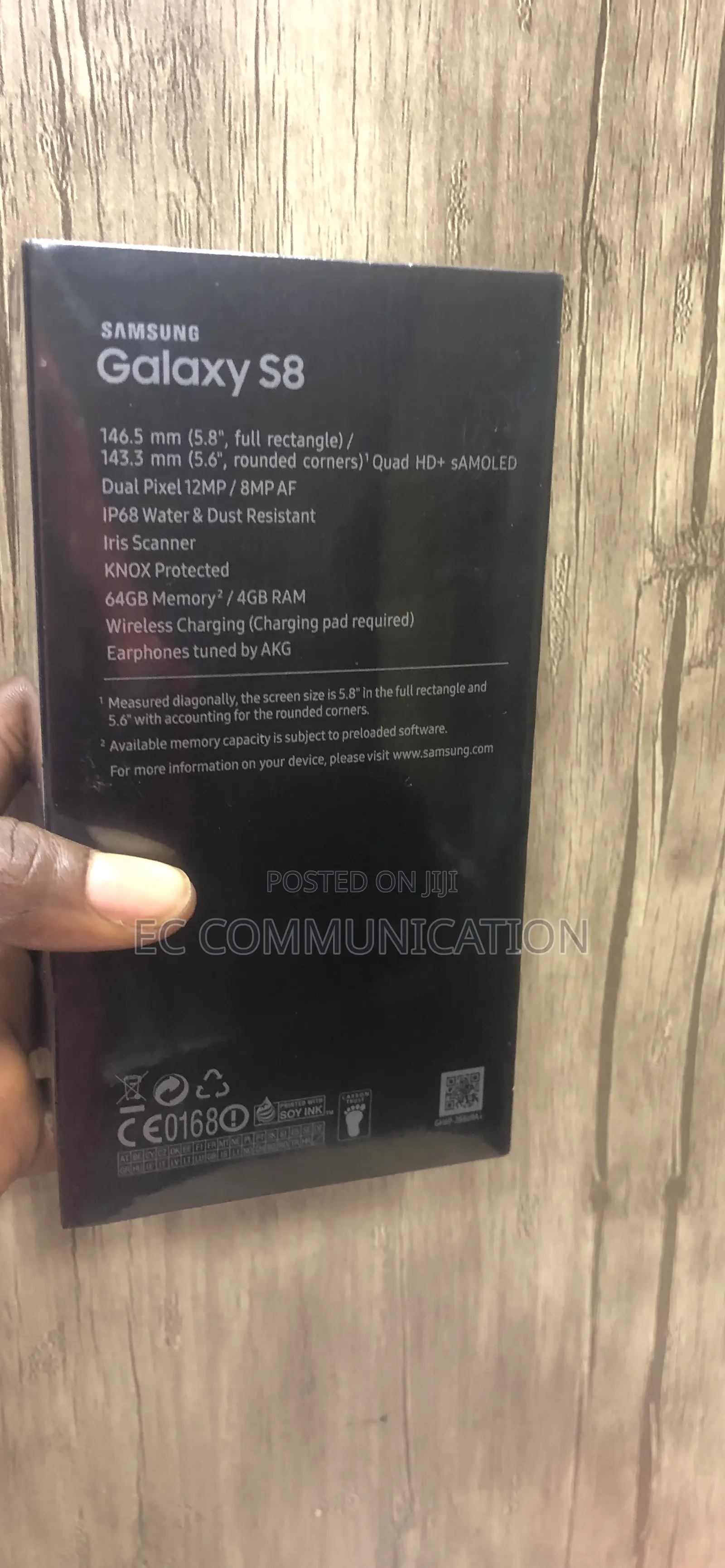 New Samsung Galaxy S8 64 GB Black