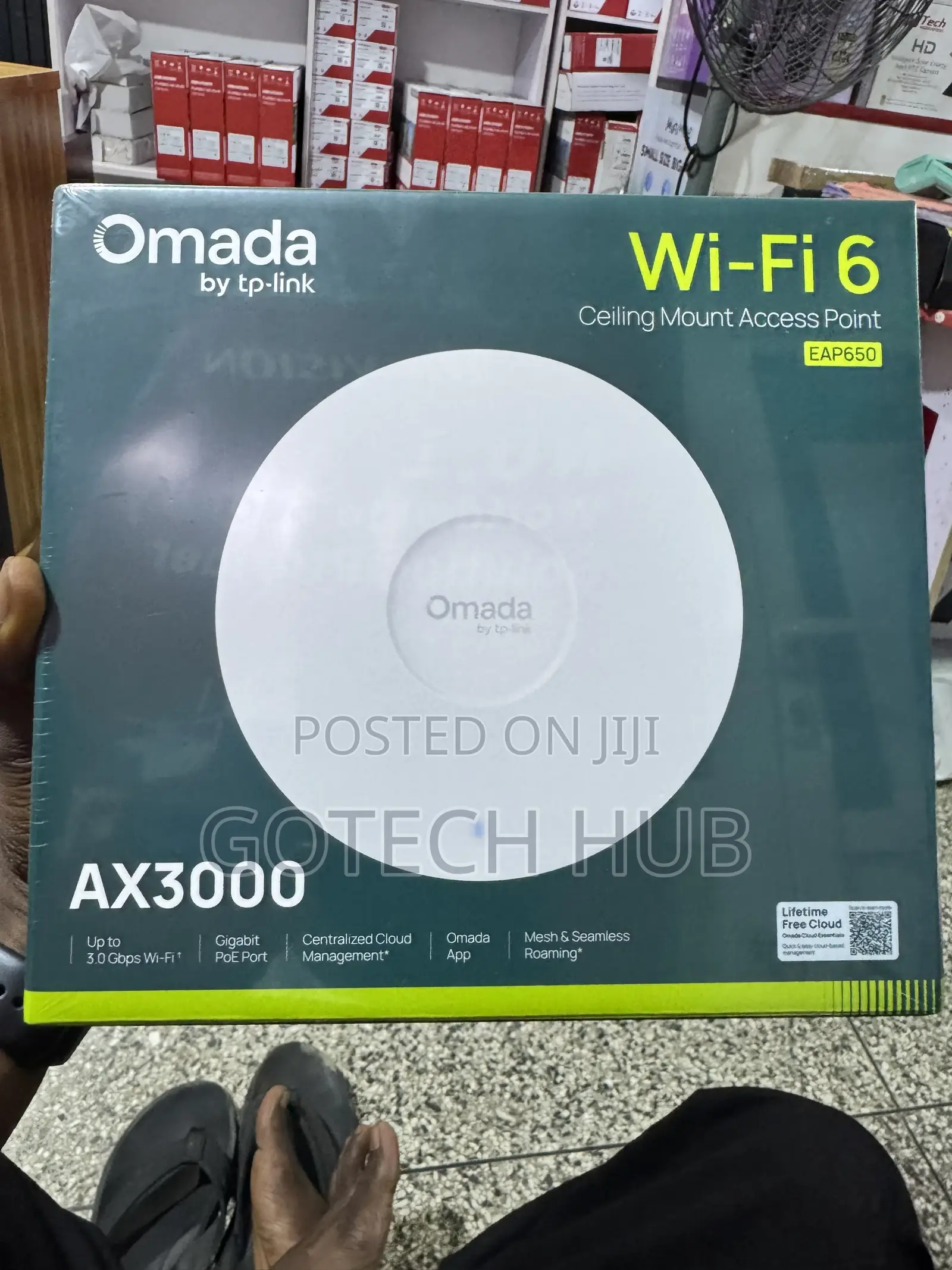TpLink Ceiling Mount Access Point Eap650 Ax3000