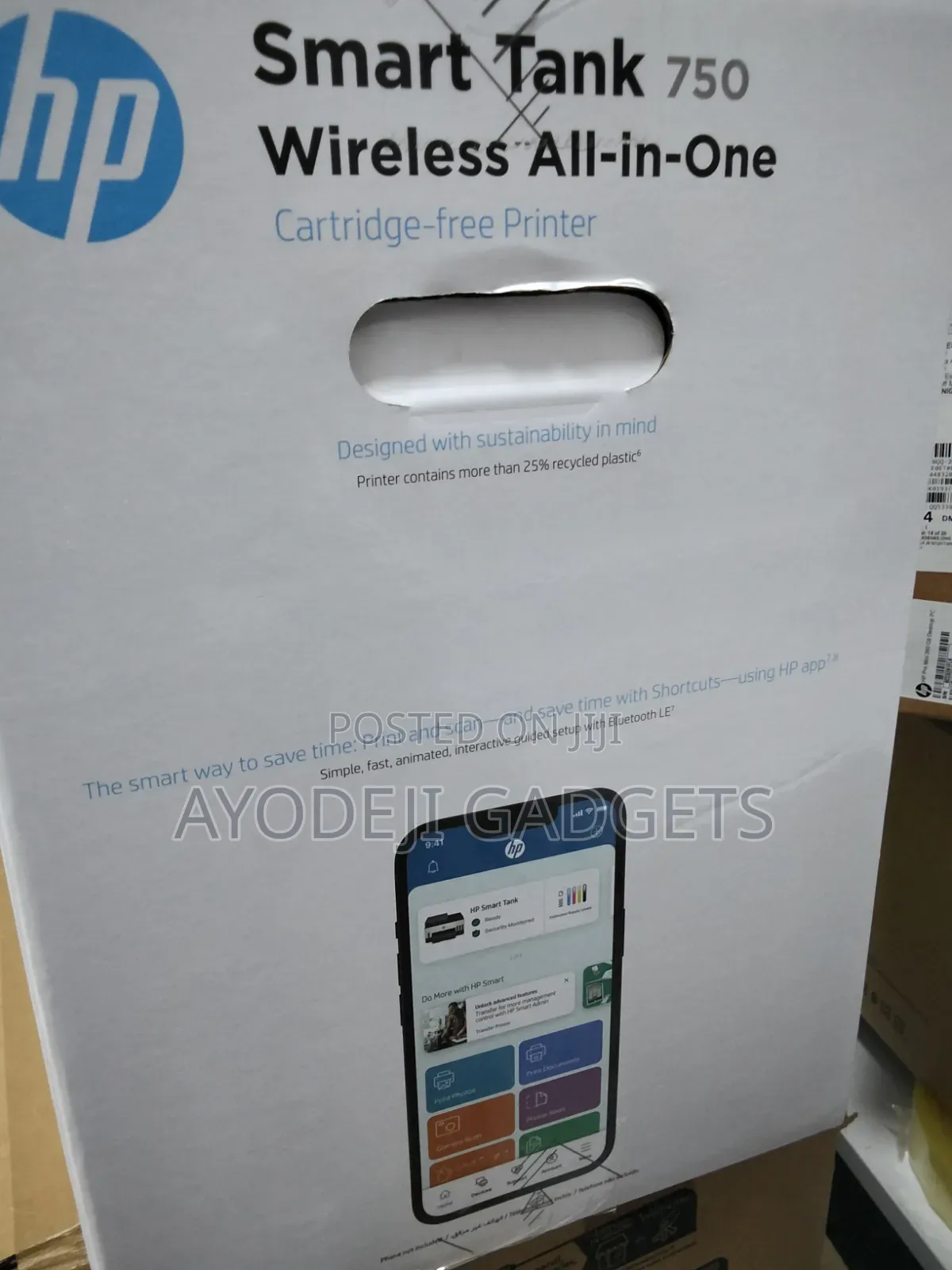 Hp Smart Tank 750 All -in-One Printer (6uu47a)