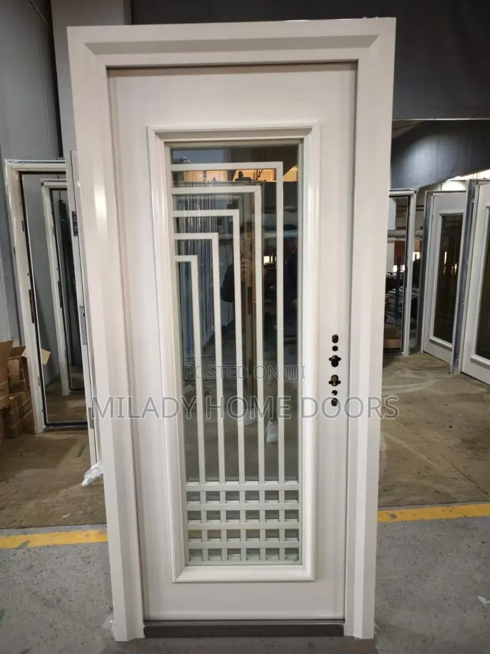 French Glass Door White Color 3ft by 7ft