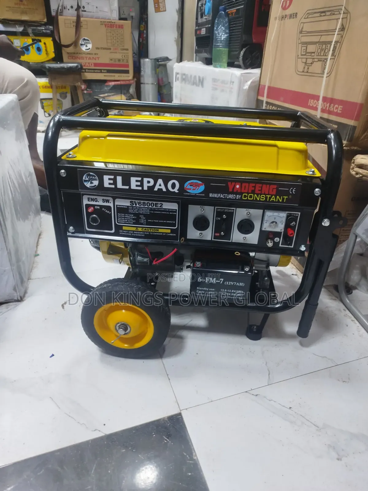Elepaq Sv6800 4.5kva High-Performance Generator