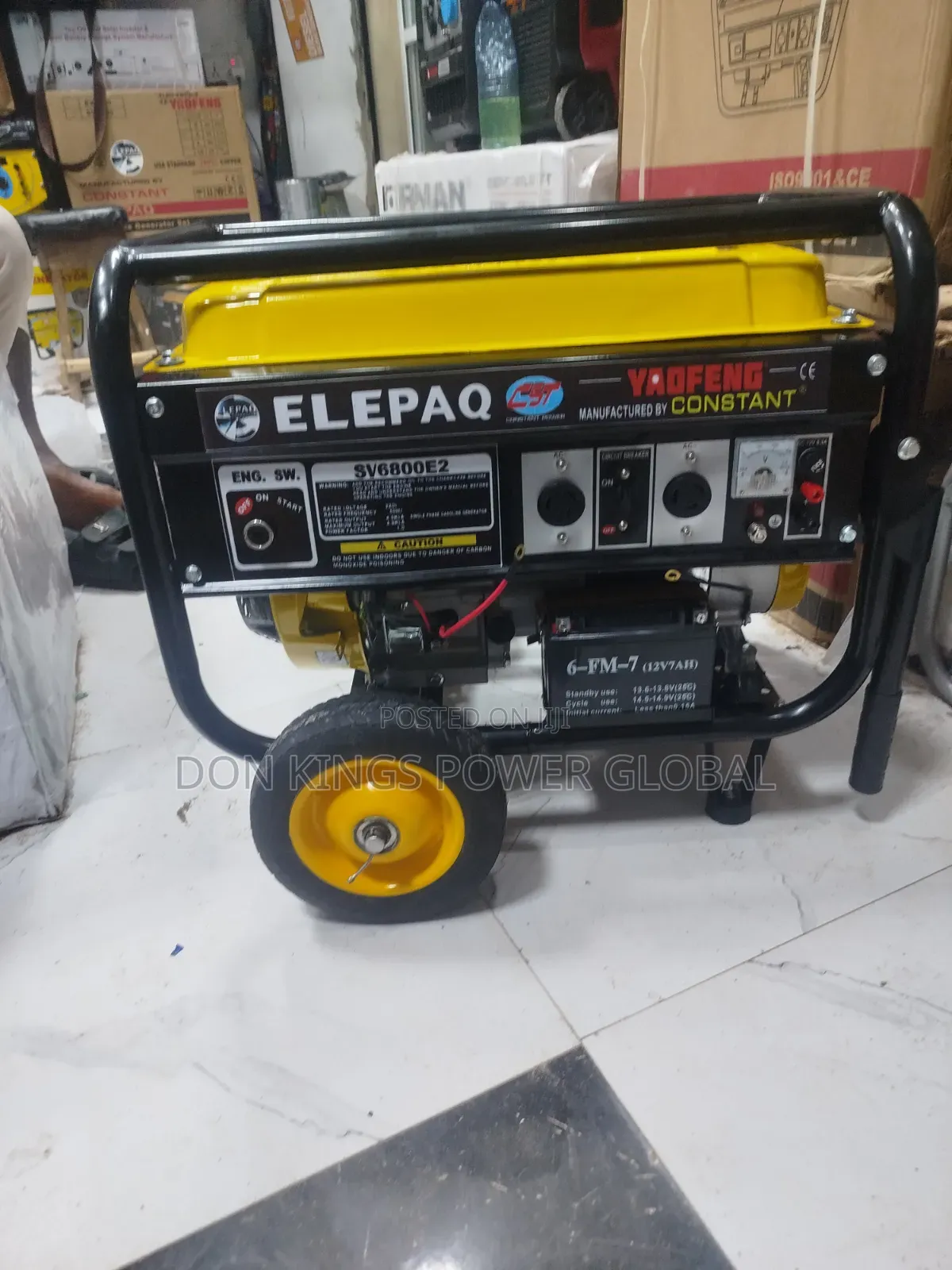 Elepaq Sv6800 4.5kva Power Generator House and Business