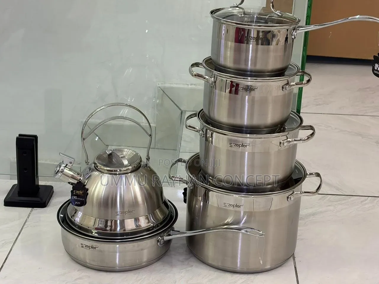 12-Piece Zepter High-Quality Stainless Steel Cooker Set