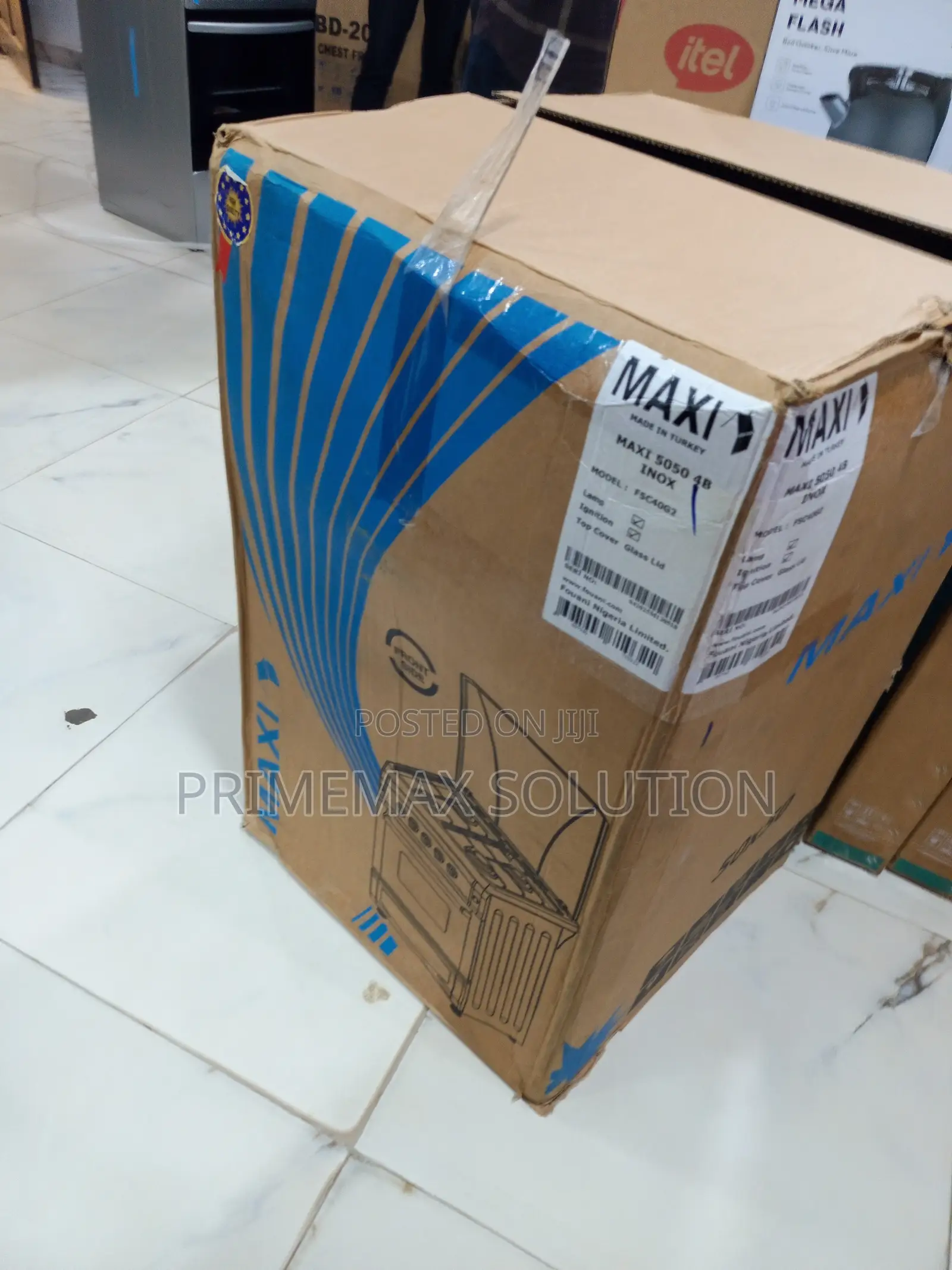 Maxi 50x50 Gas Cooker With 4 Burners and Oven
