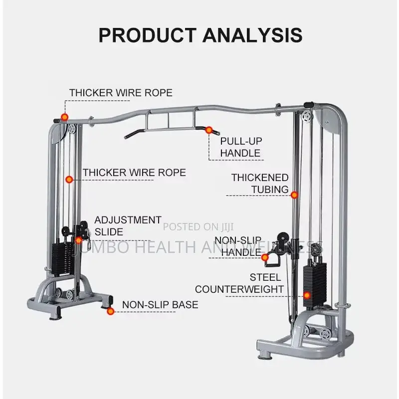 Cable Crossover Machine 400kg- Commercial Sku: Wt-MCH-Cac-Com-Ho-2506