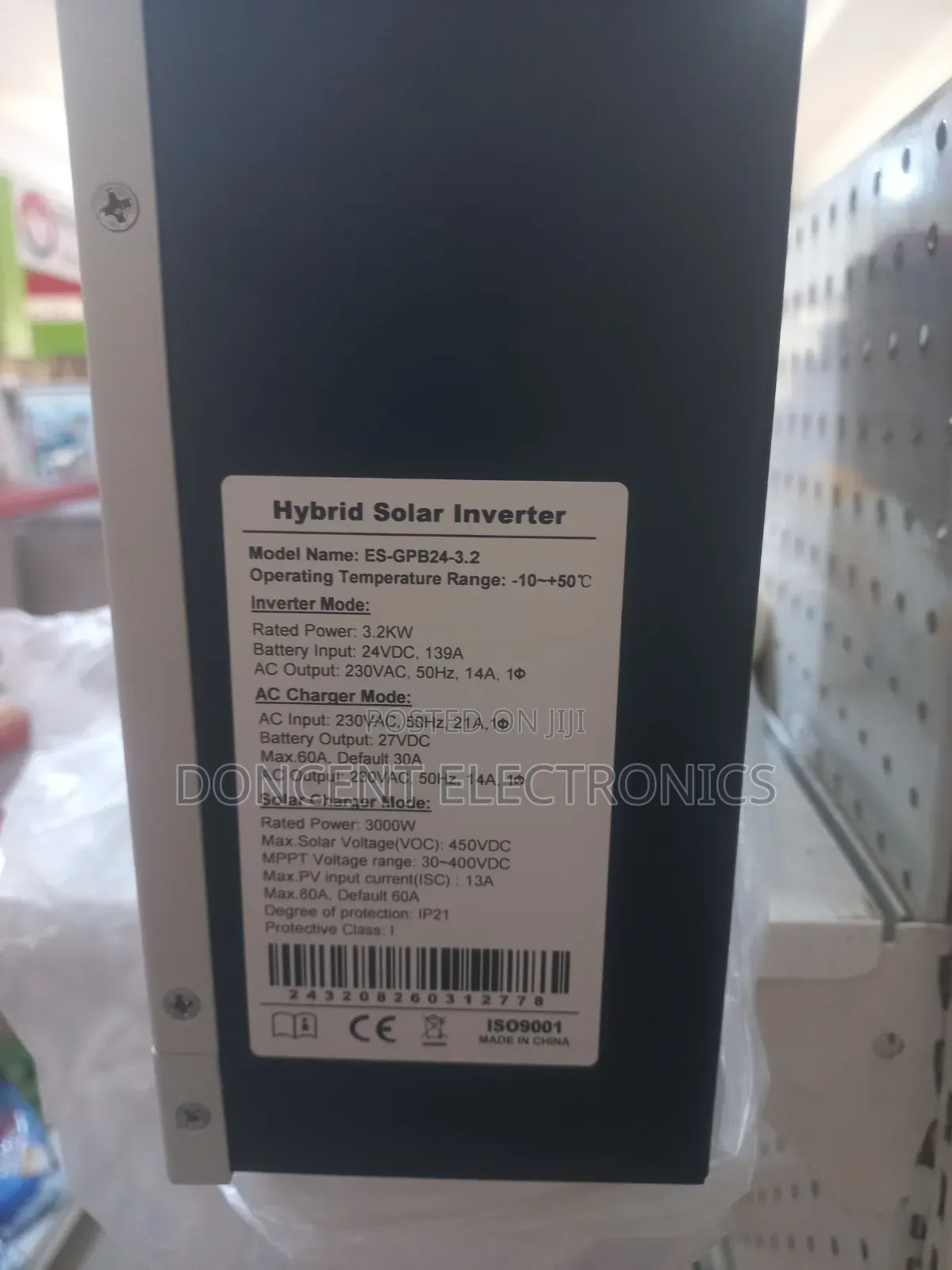 Ensky 3.2kva 24v Hybrid Inverter With 80a MPPT!
