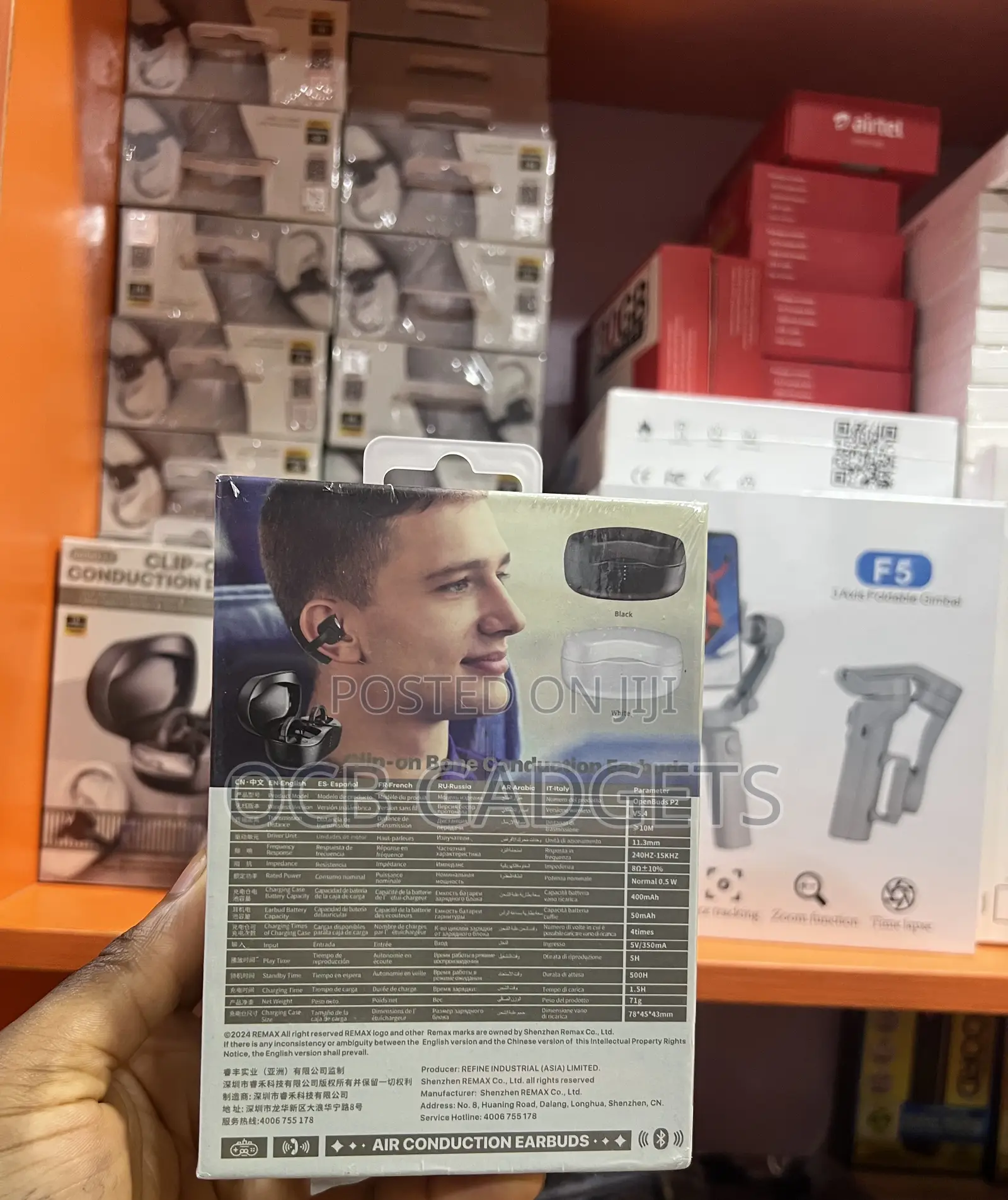 Remax Clip-on Conduction Earbuds