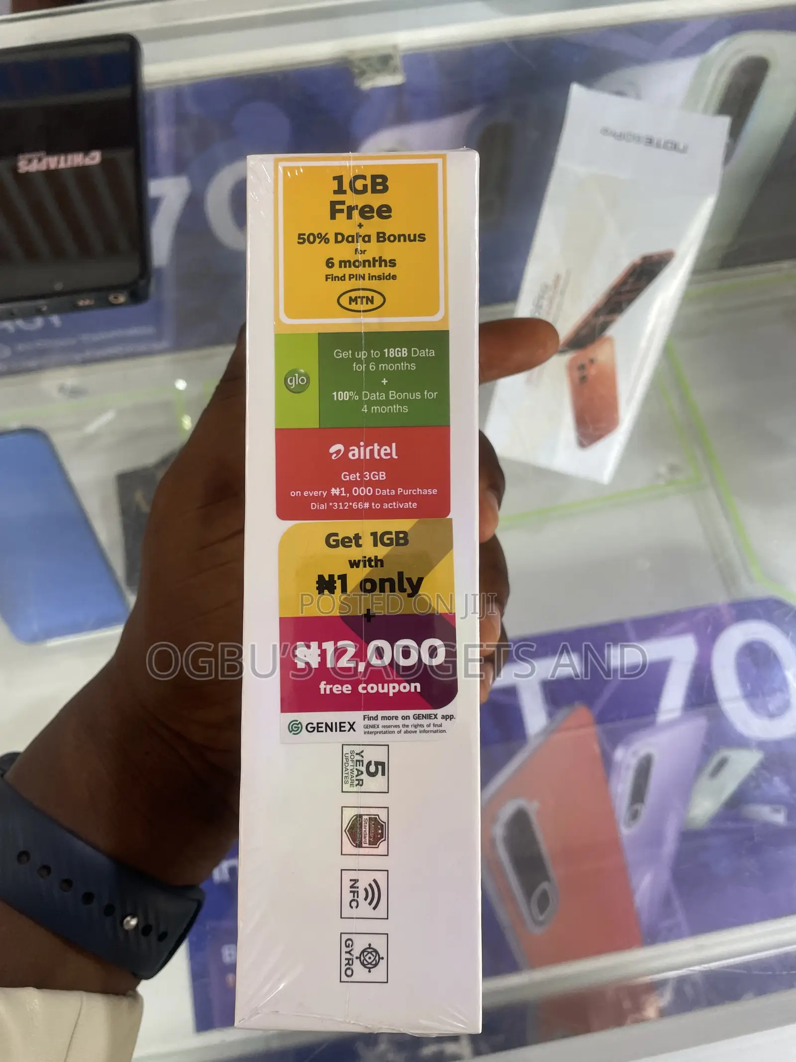 New Infinix Hot 70 128 GB Black