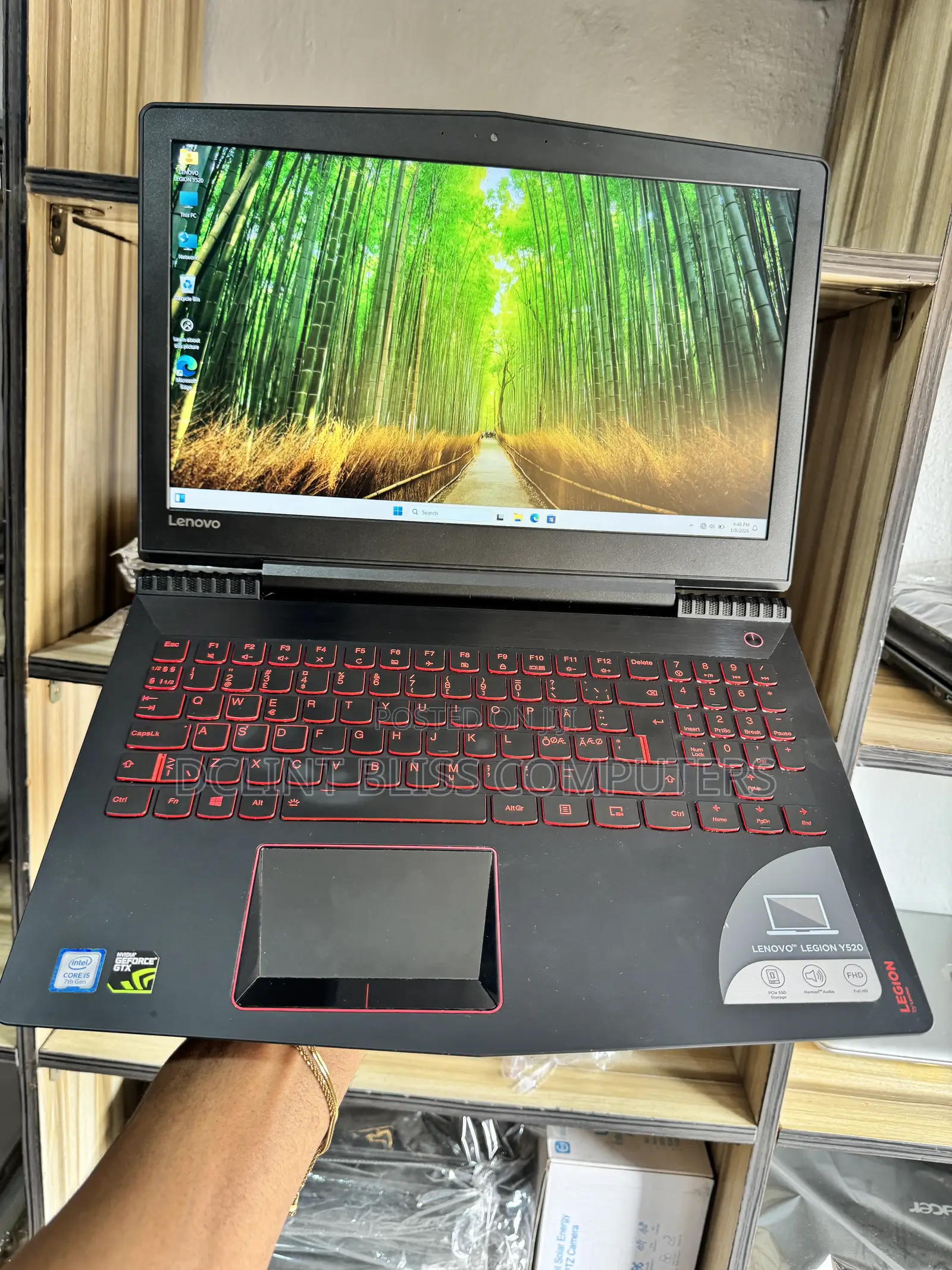 Laptop Lenovo Legion Y520 16GB Intel Core i7 SSD 512GB
