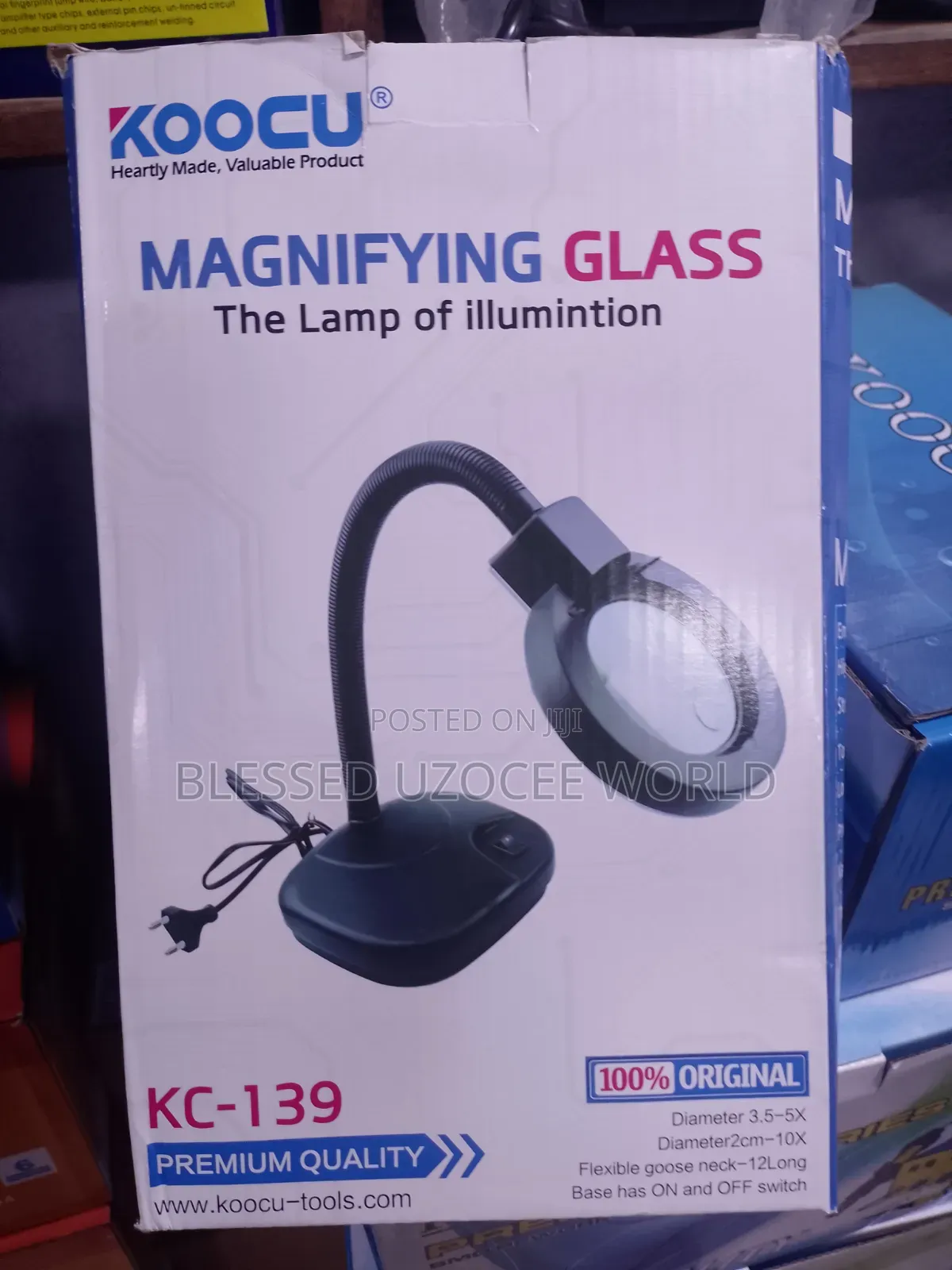 Koocu Kc-139 Premium Desk Magnifying Glass Lamp of Illumination Tool