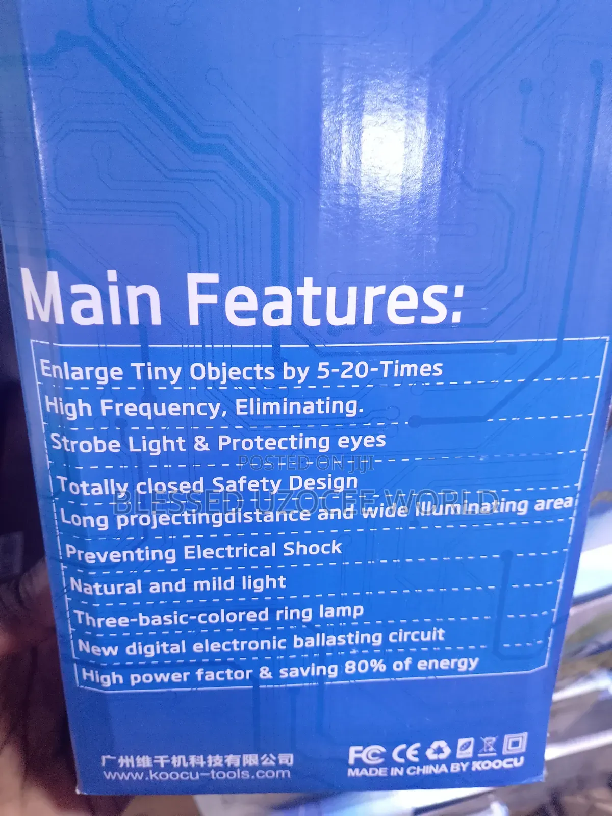 Koocu Kc-139 Premium Desk Magnifying Glass Lamp of Illumination Tool
