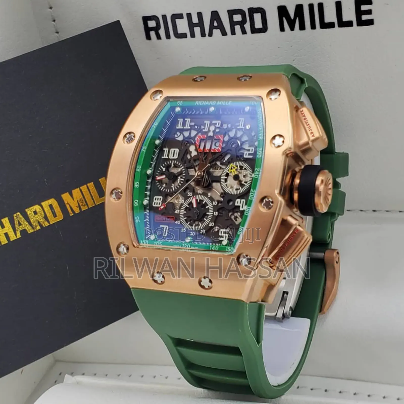 Original Richard Mille Automatic Rubber Strap