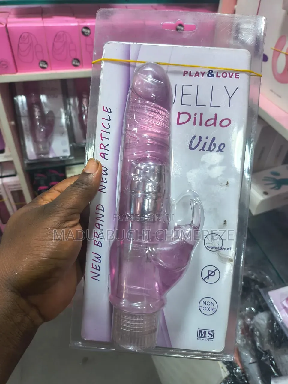 Play Love Jelly Rabbit Vibrator – Multi-Speed Waterproof Adult