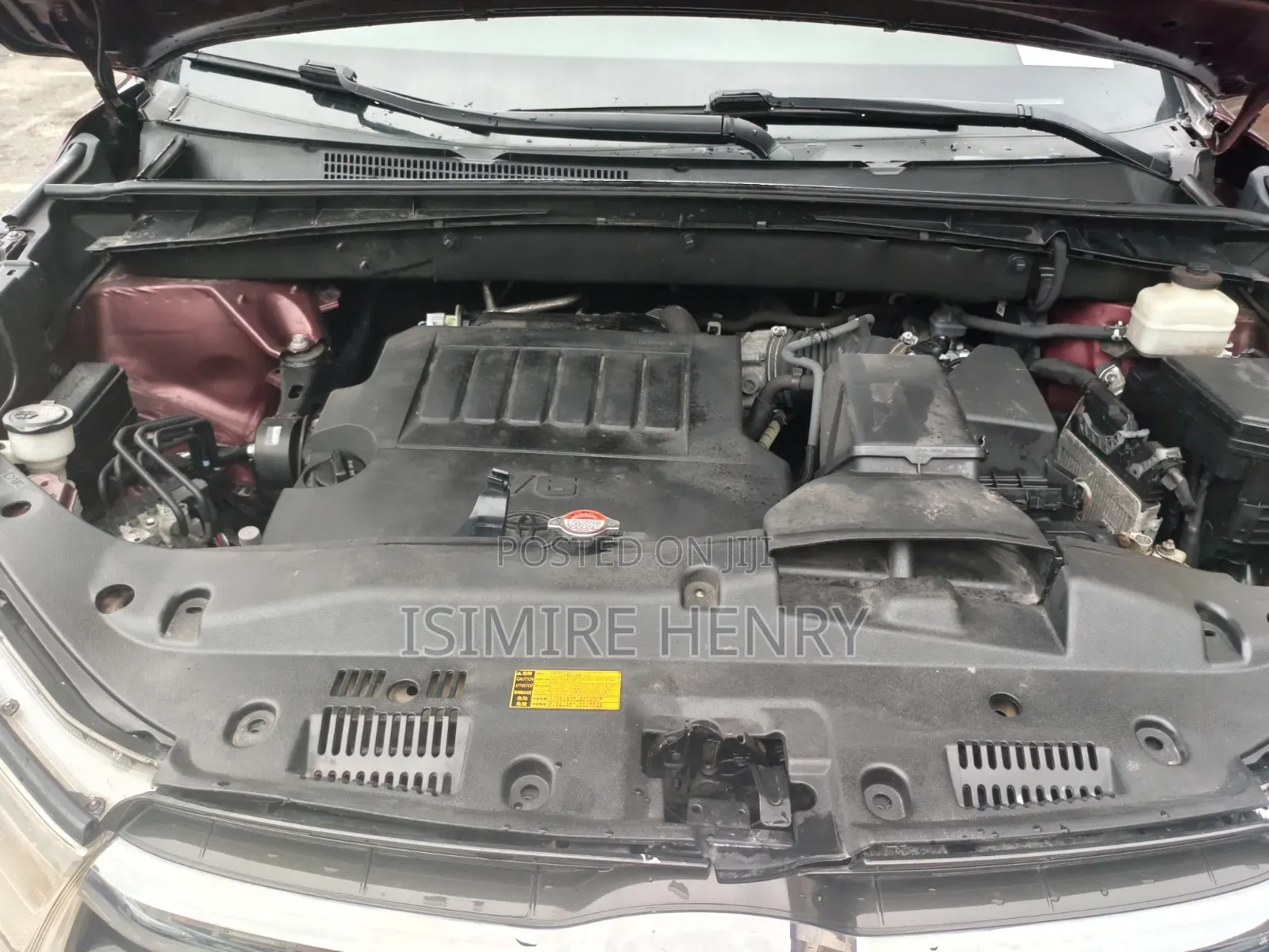 Toyota Highlander Limited V6 4x4 (3.5L 6cyl 6A) 2016 Red