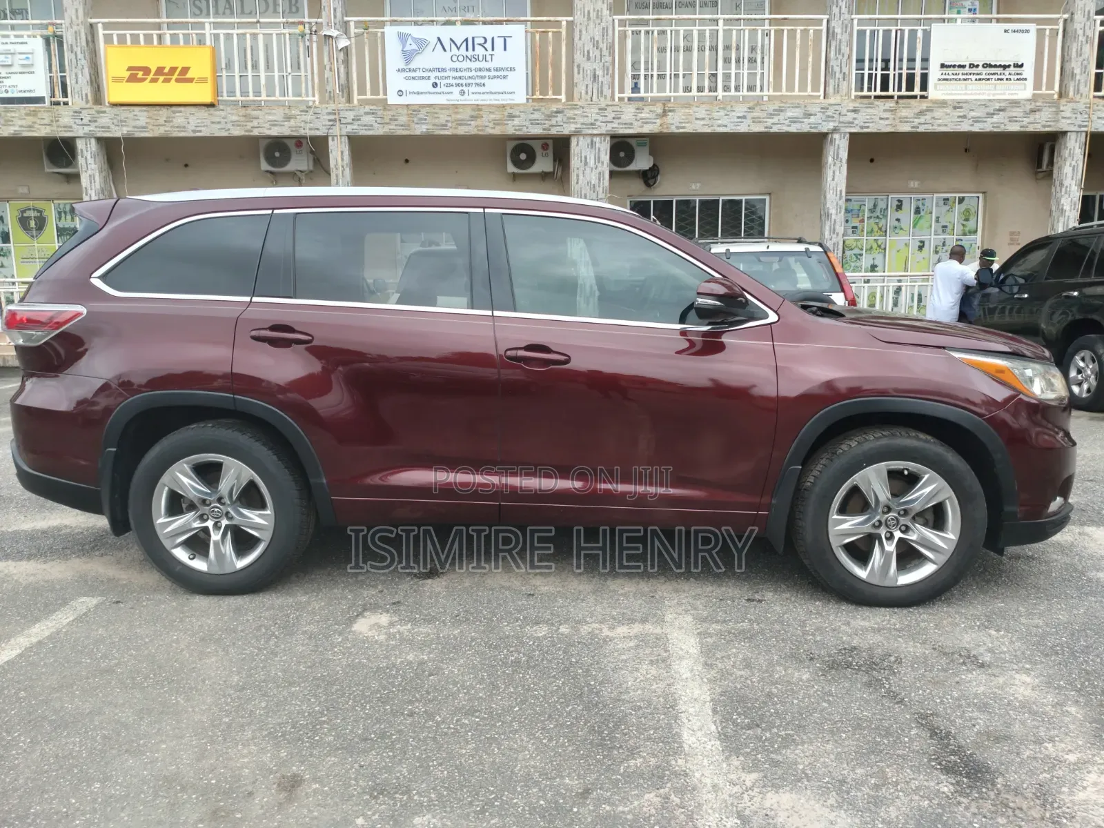 Toyota Highlander Limited V6 4x4 (3.5L 6cyl 6A) 2016 Red