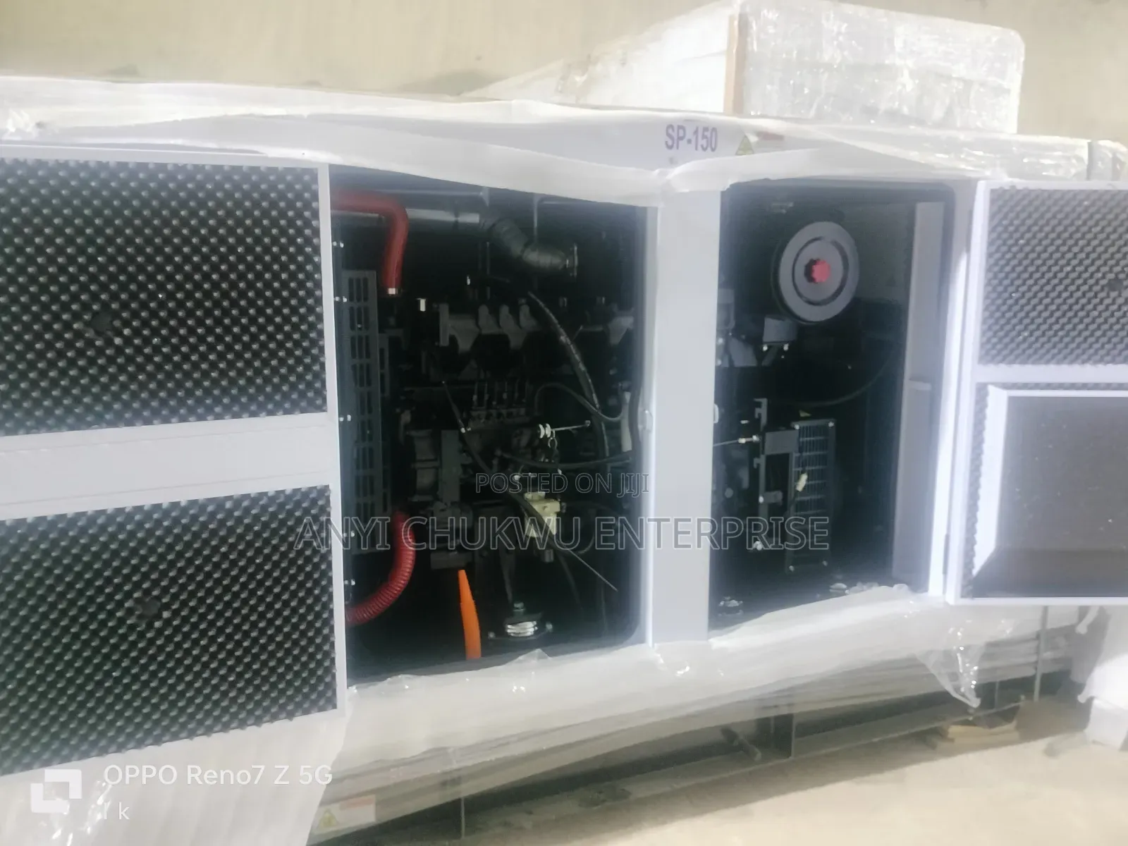 New Perkins Soundproof Generator 150kva 100% Copper
