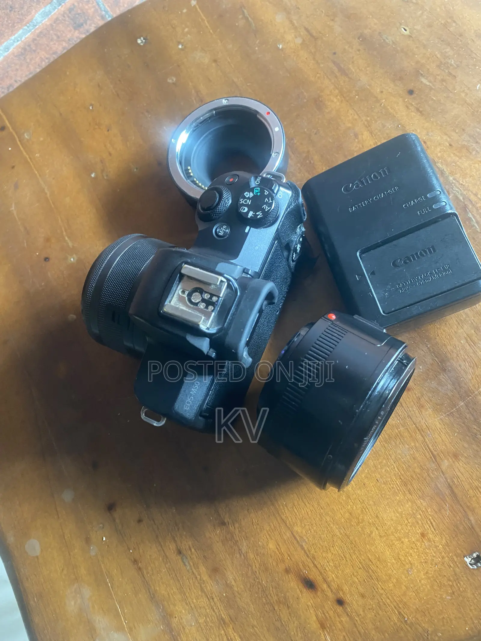 Canon M50 + Kit Lens, 50mm F1.8 and Ef Mount Converter