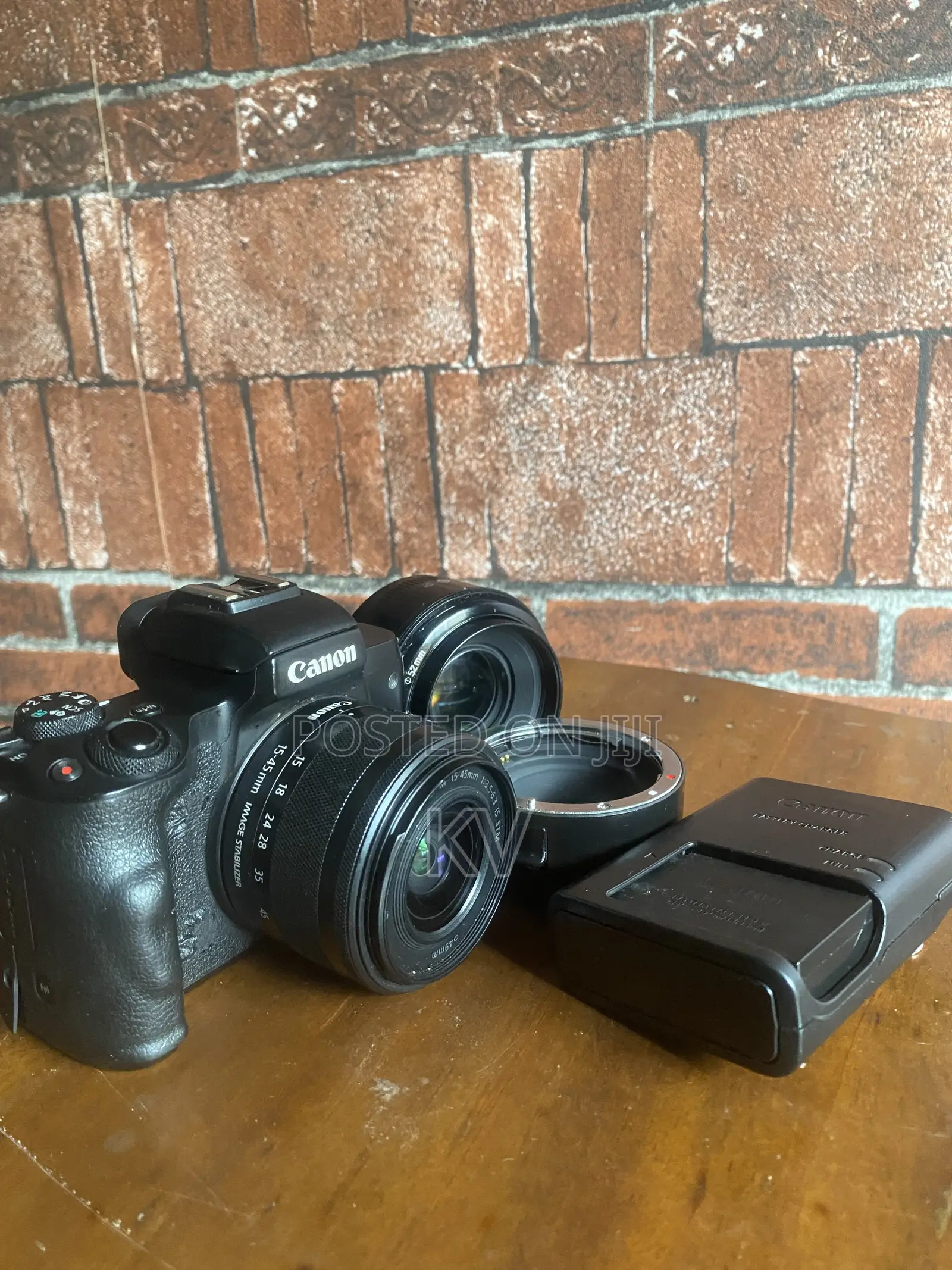 Canon M50 + Kit Lens, 50mm F1.8 and Ef Mount Converter