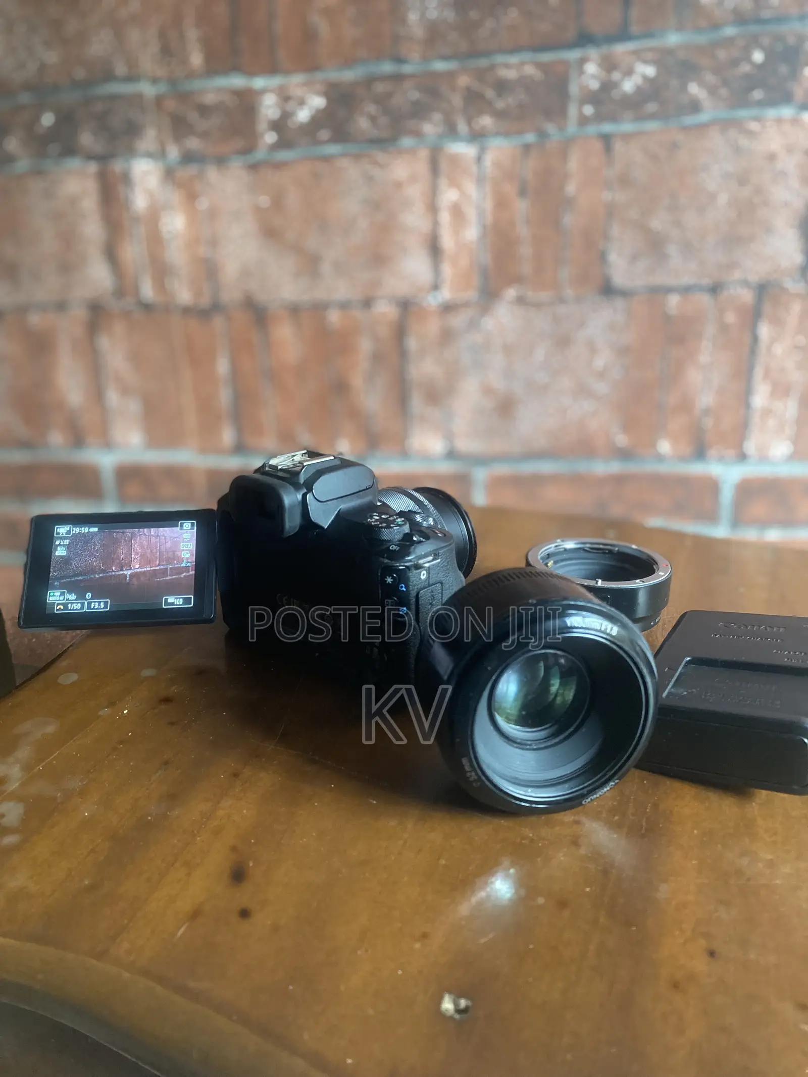 Canon M50 + Kit Lens, 50mm F1.8 and Ef Mount Converter
