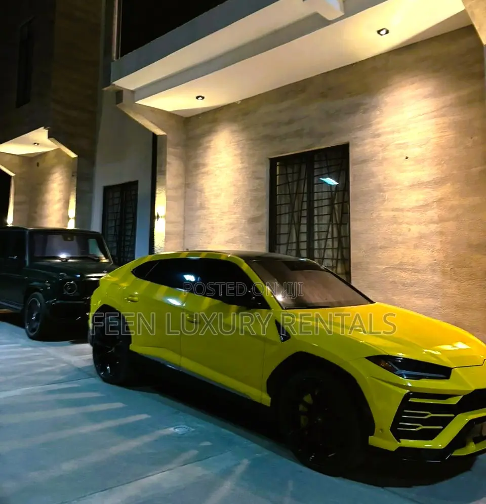 Yellow Lamborghini Urus for Rent - Car for Hire