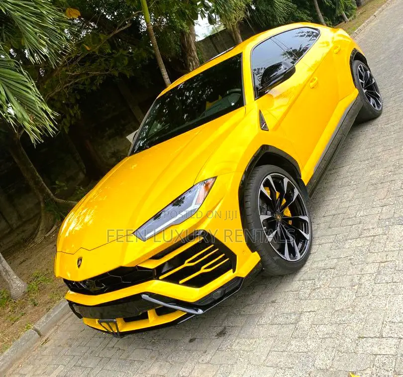 Yellow Lamborghini Urus for Rent - Car for Hire