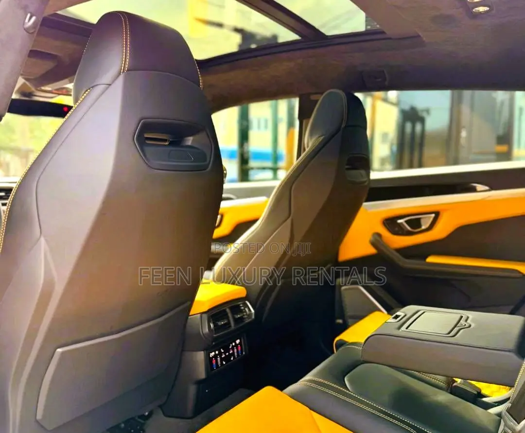 Yellow Lamborghini Urus for Rent - Car for Hire