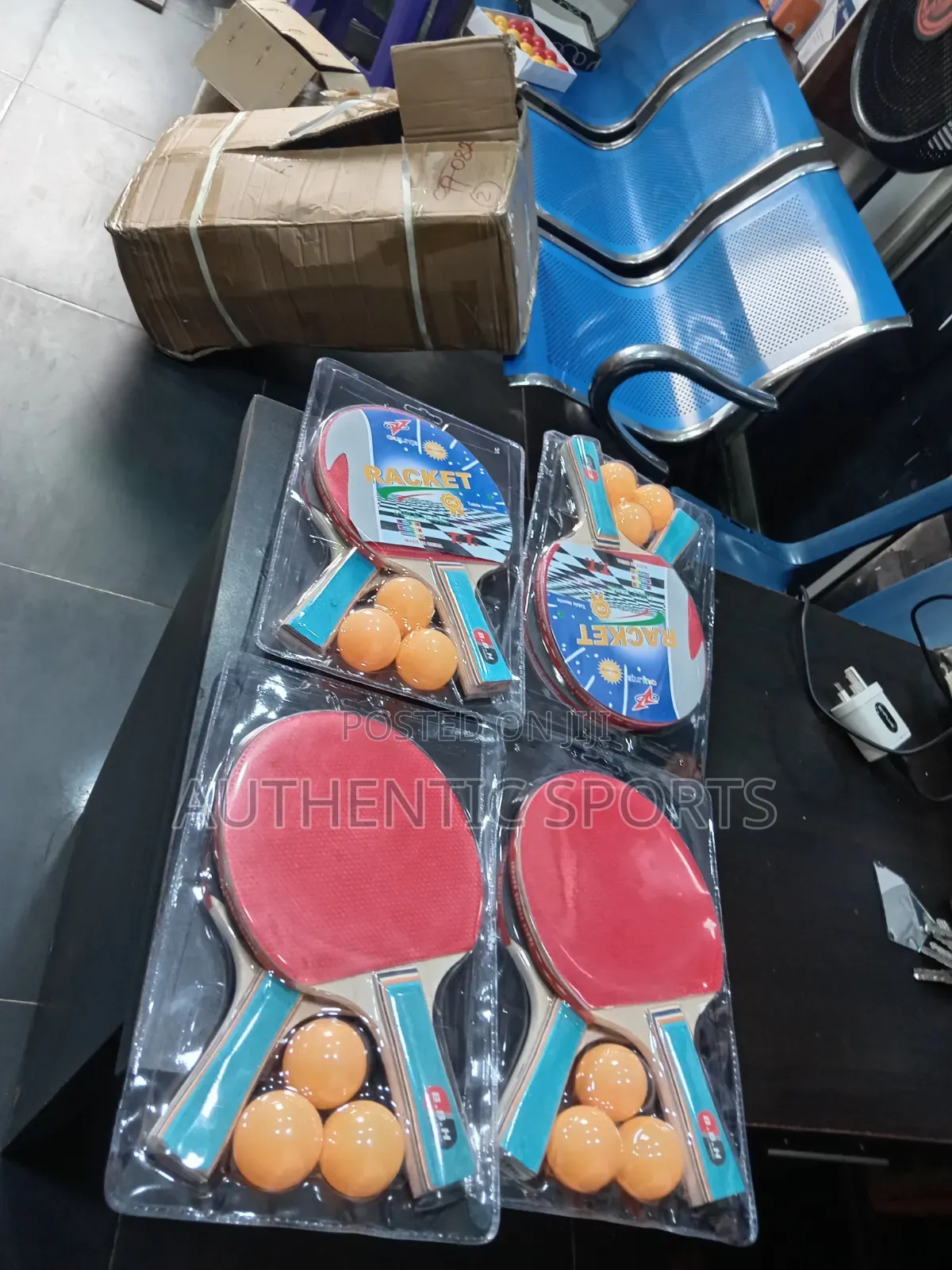 2in1 Table Tennis Bat and 3balls